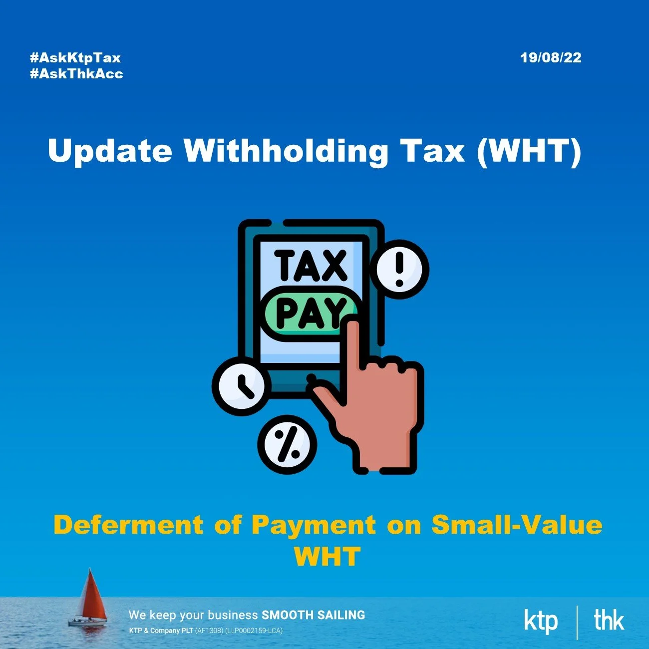 Small Value Withholding Tax Payment