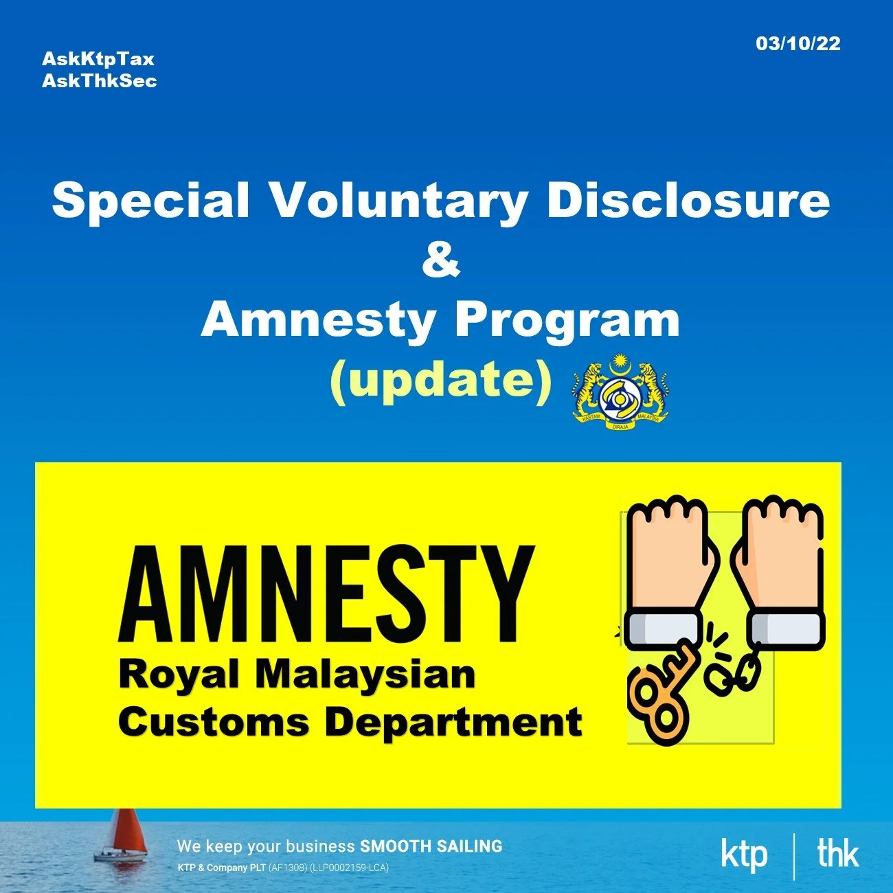 RMCD Special Voluntary Disclosure &amp; Amnesty Program (VA) - Update