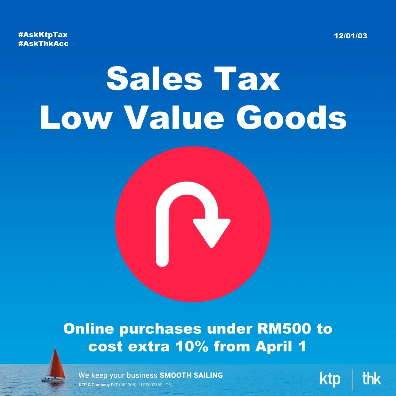 (Special Update) Sales Tax Low Value Goods - Postpone