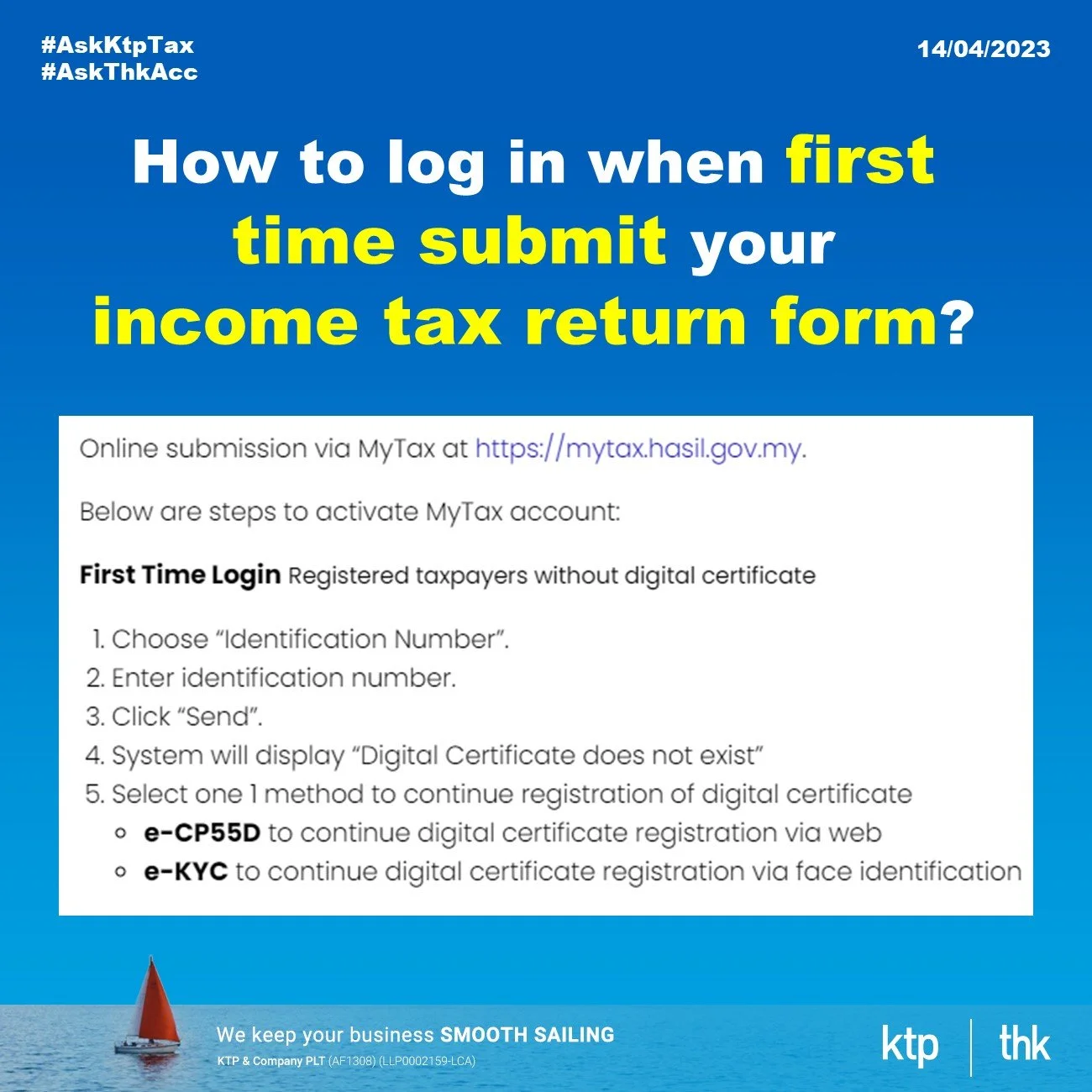 Step By Step to Submit Personal Income Tax Online