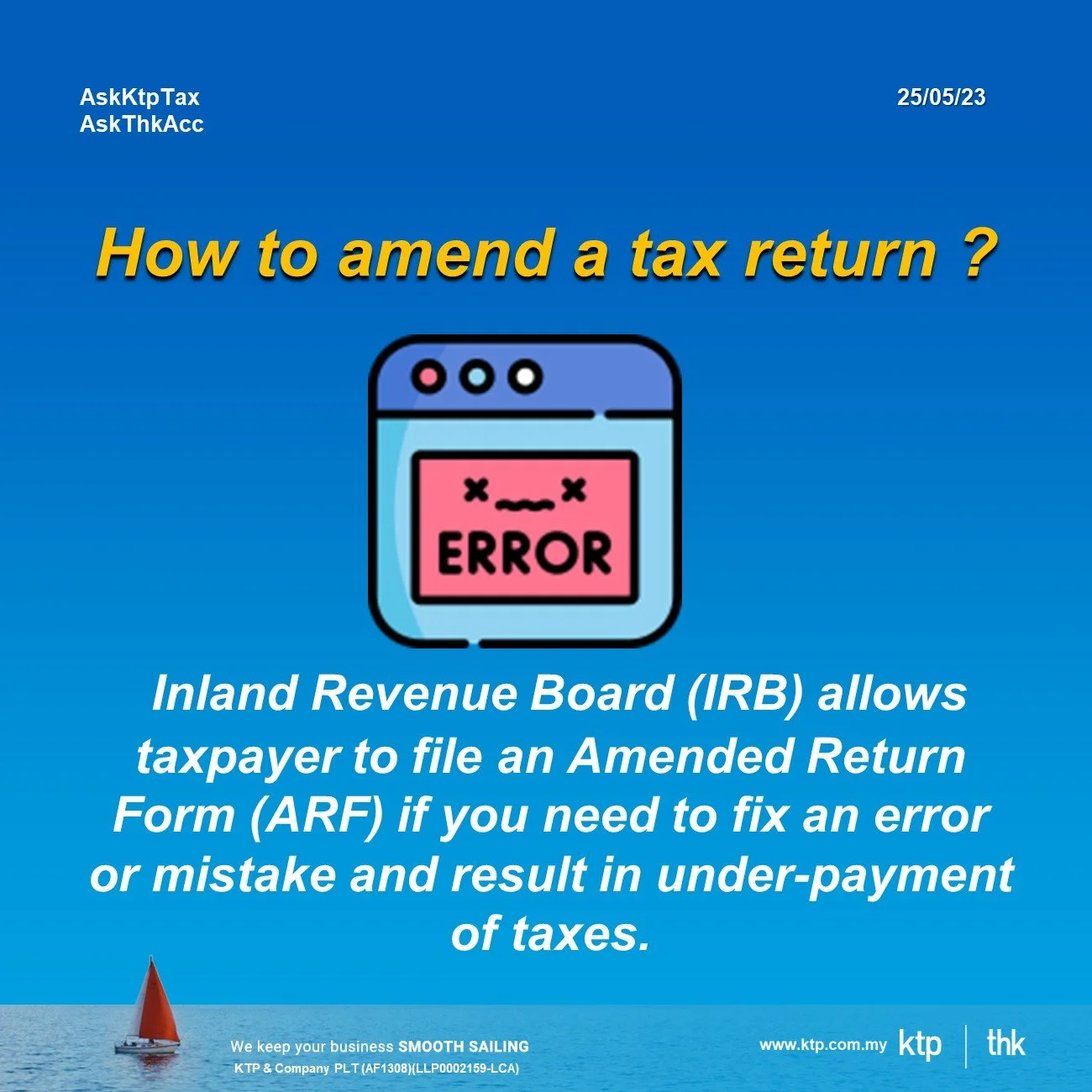How to amend tax return Malaysia?