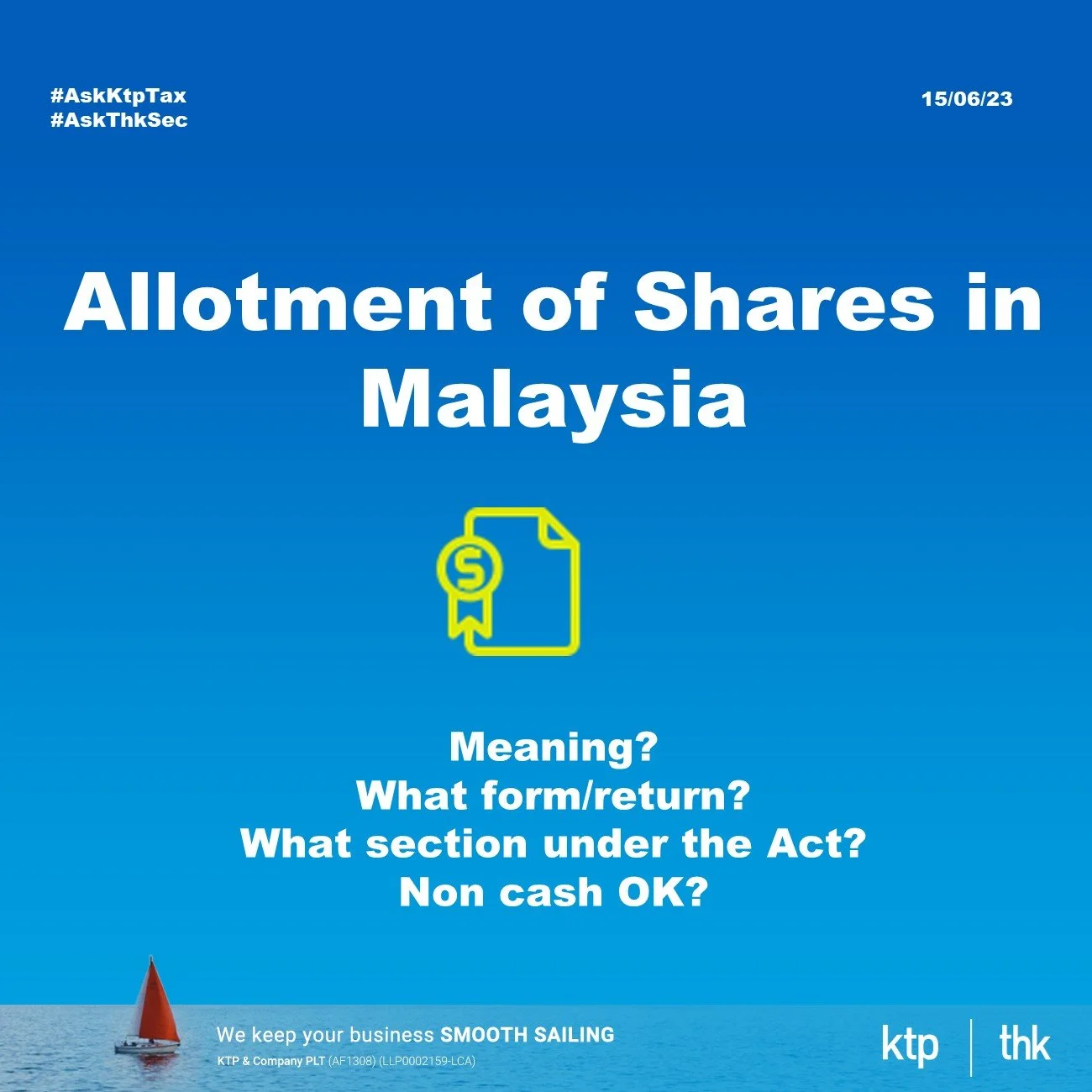 Allotment of Shares Capital In Malaysia