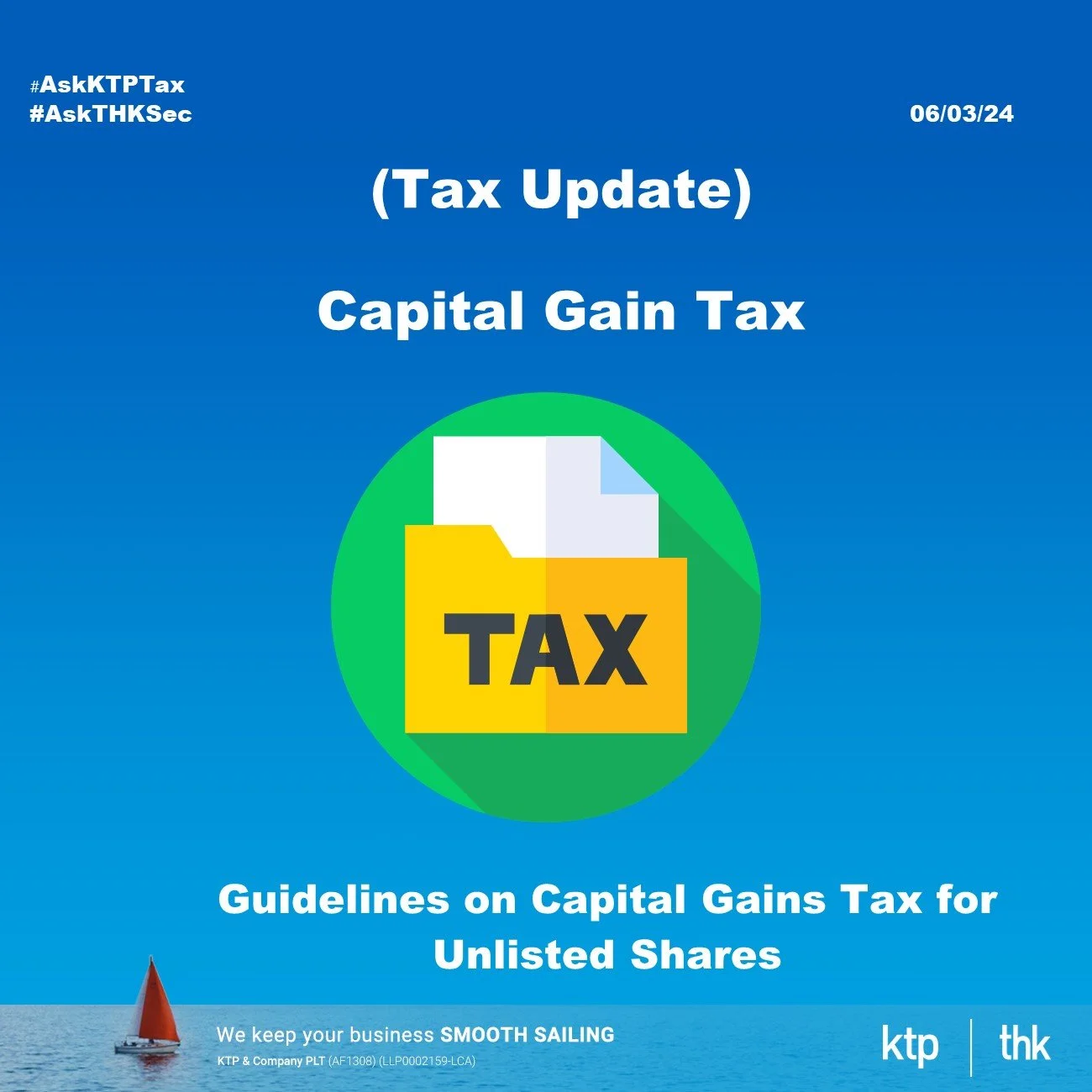 (Tax Update) Capital Gain Tax: Guidelines on Capital Gains Tax for Unlisted Shares