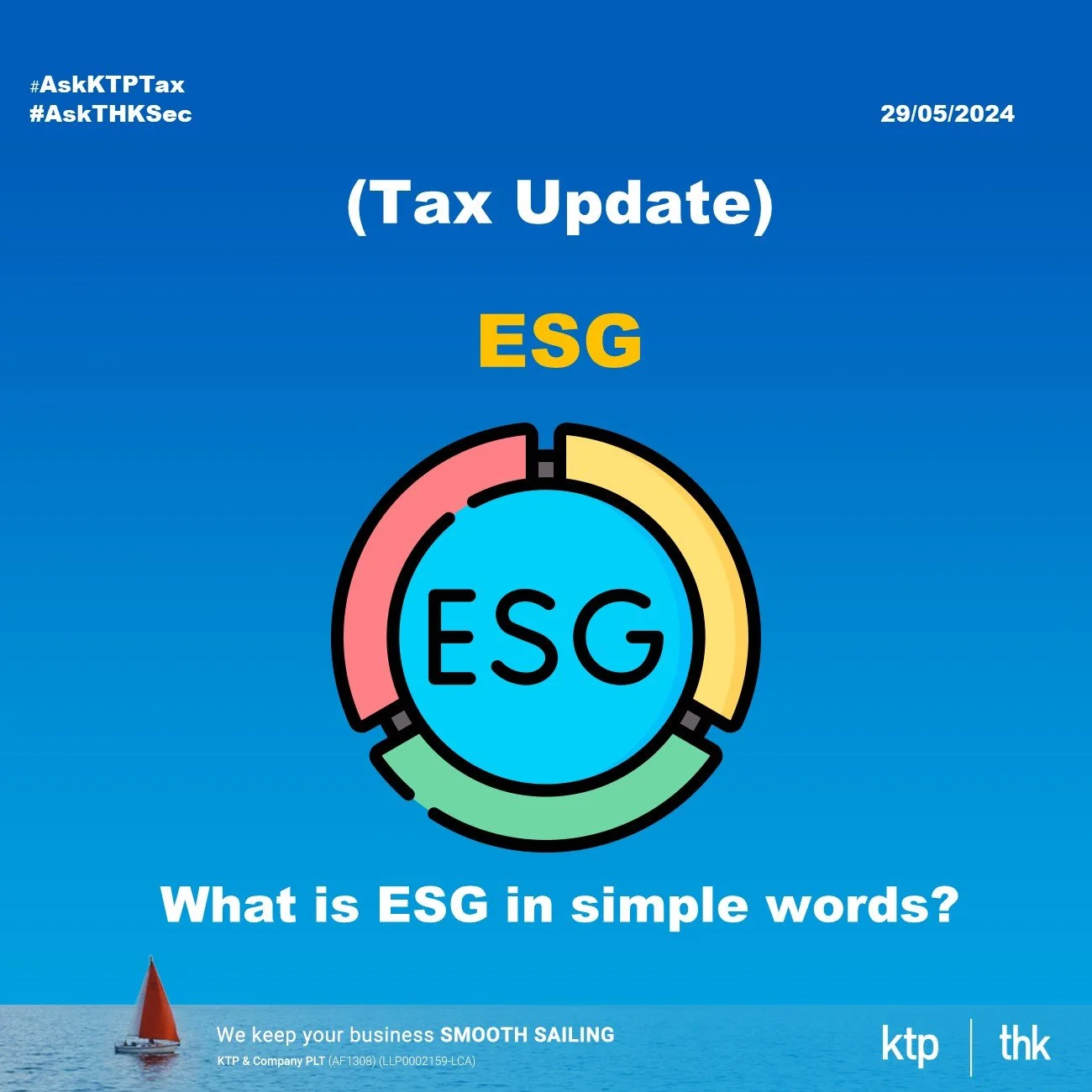 (Tax Update) What is ESG in simple words?