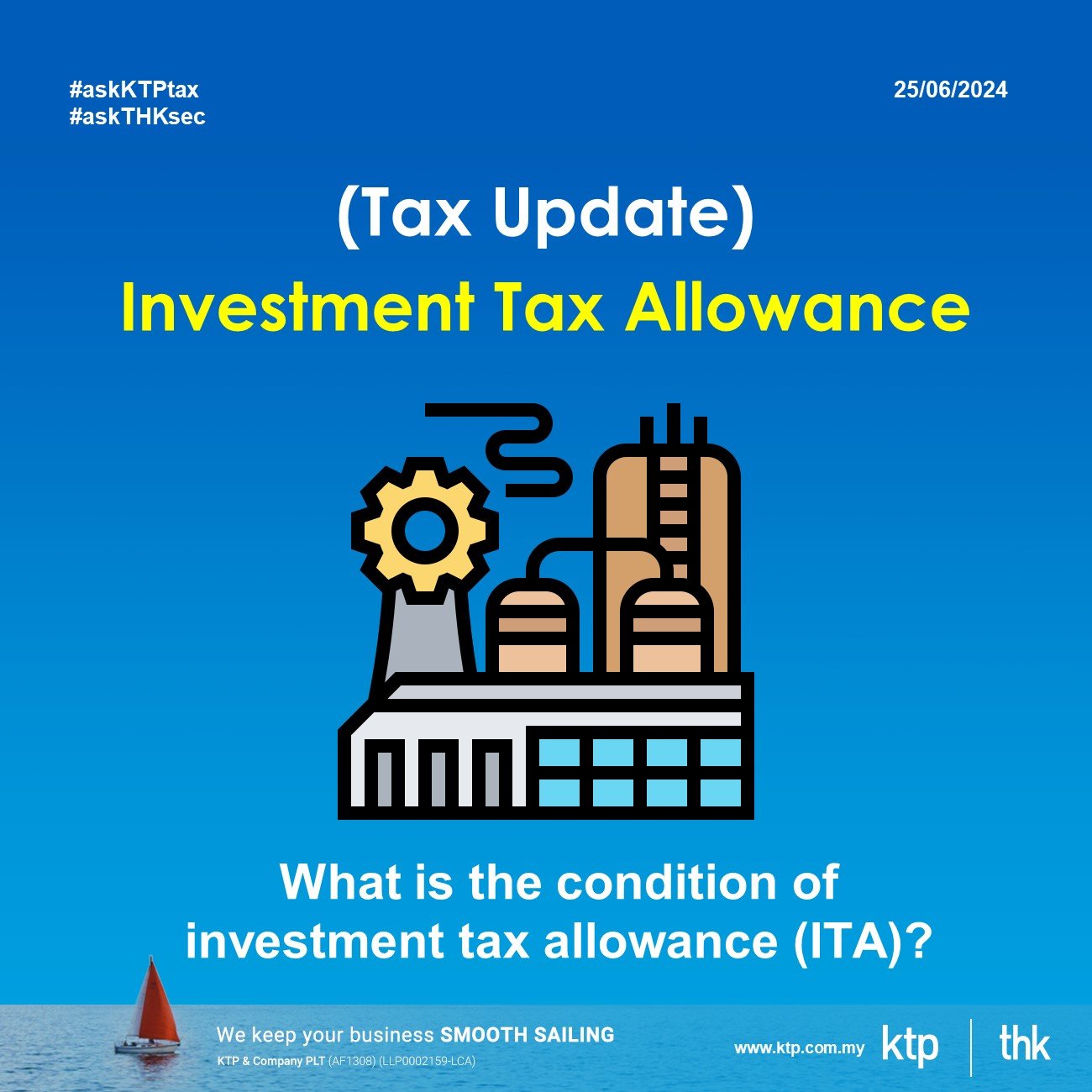 (Tax Update) Maximizing Tax Incentive with Investment Tax Allowance 