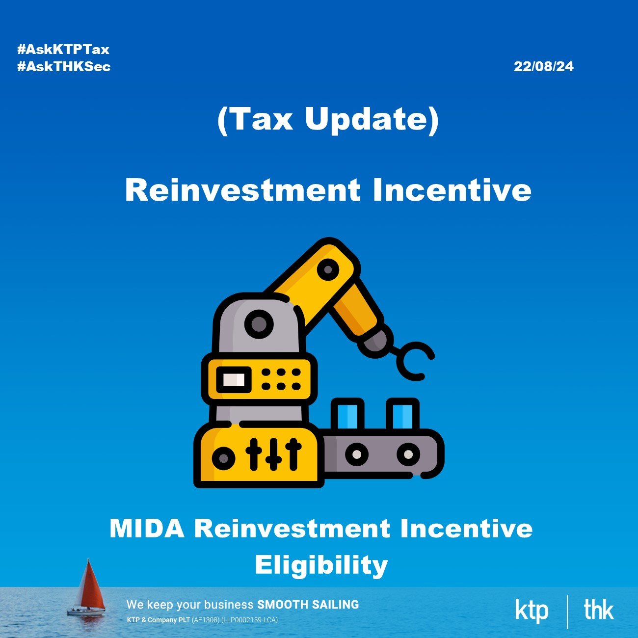 【税务】🚗 你的汽车零件制造公司能否享受最新的再投资激励？ 🚗