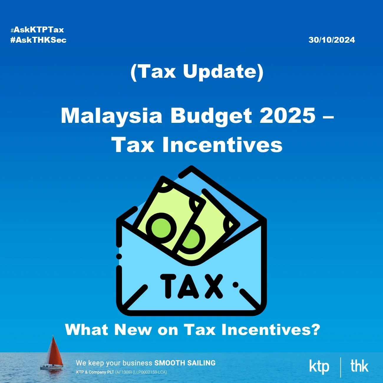 (Tax Update) Malaysia Budget 2025 - New Tax Incentives