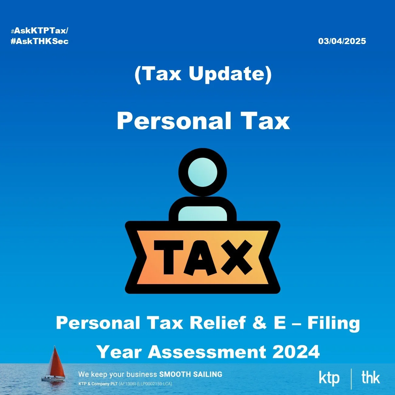 (Tax Update) Personal Tax Relief + How to File via MyTax (YA 2024)
