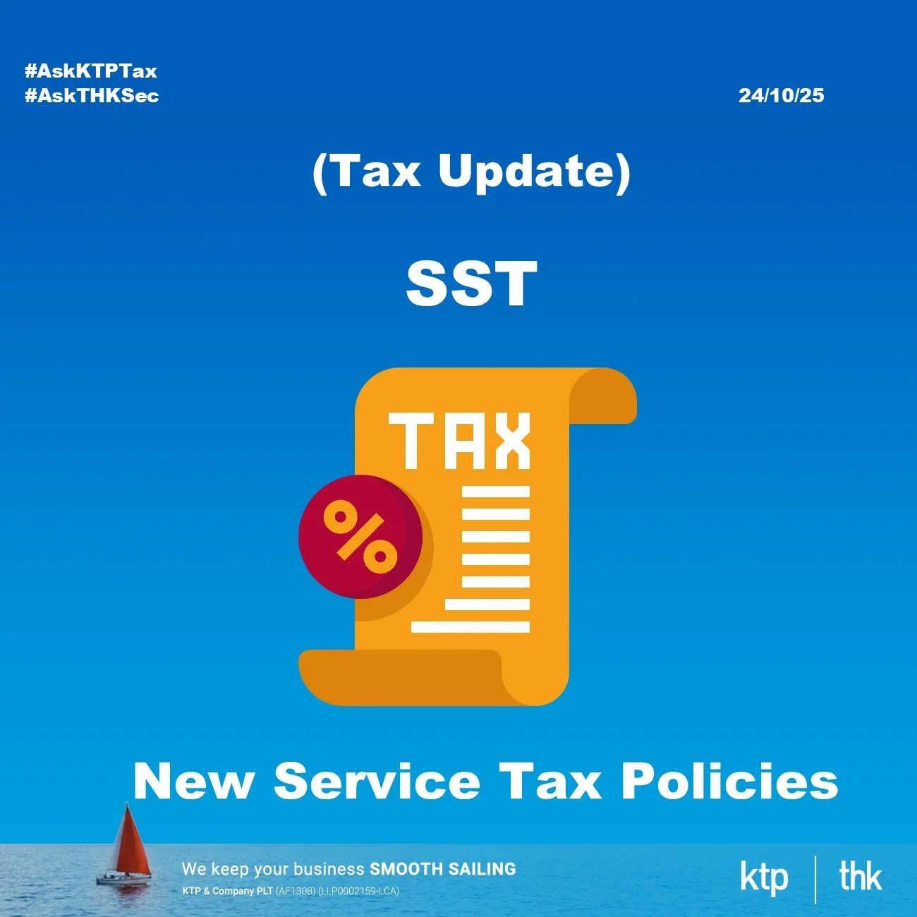 (TAX UPDATE) SST Update October 2025: New Service Tax Policies Every SME Must Know