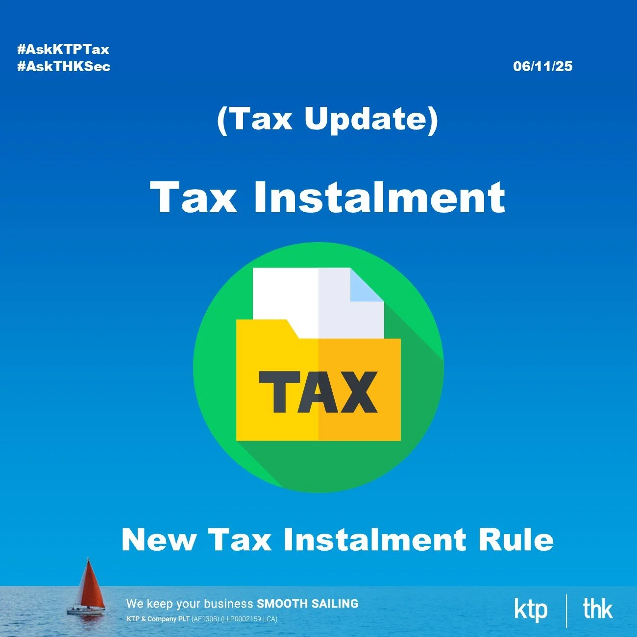 New CP 204 Tax Instalment Rules for Companies - One Year of Tax Must Now Be Paid Within the Same Year