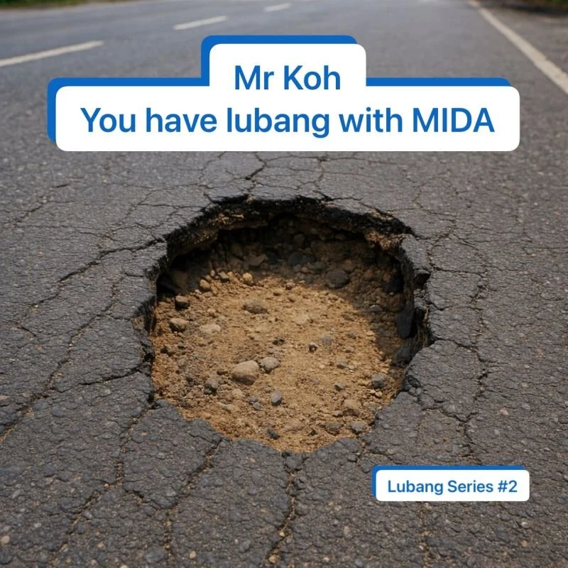 （税务）Koh 先生，你有MIDA  lubang 对吗？