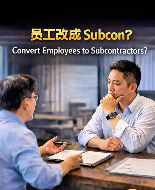 (TAX UPDATE) Convert All Staff to Subcontractors?