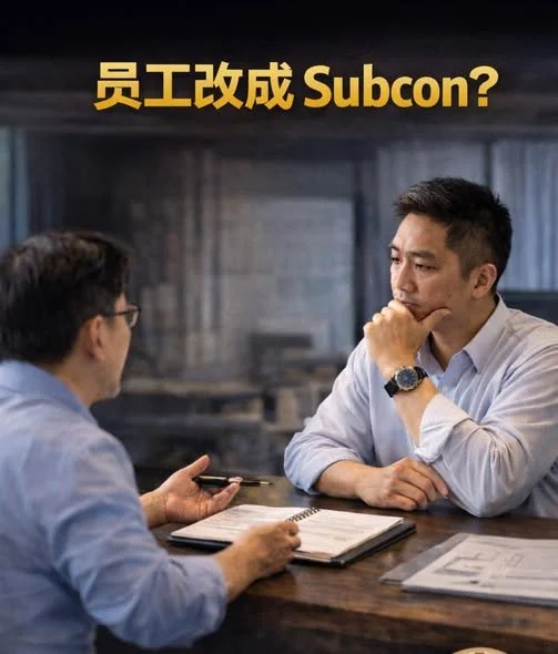 （税务）把员工改成 Subcontractor？