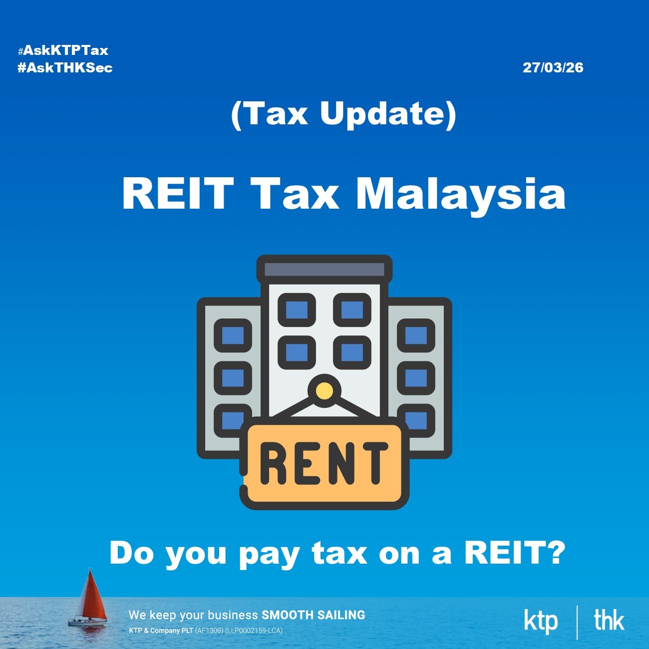 (TAX UPDATE) REIT Investors: The 10% Tax You Trusted Is Gone