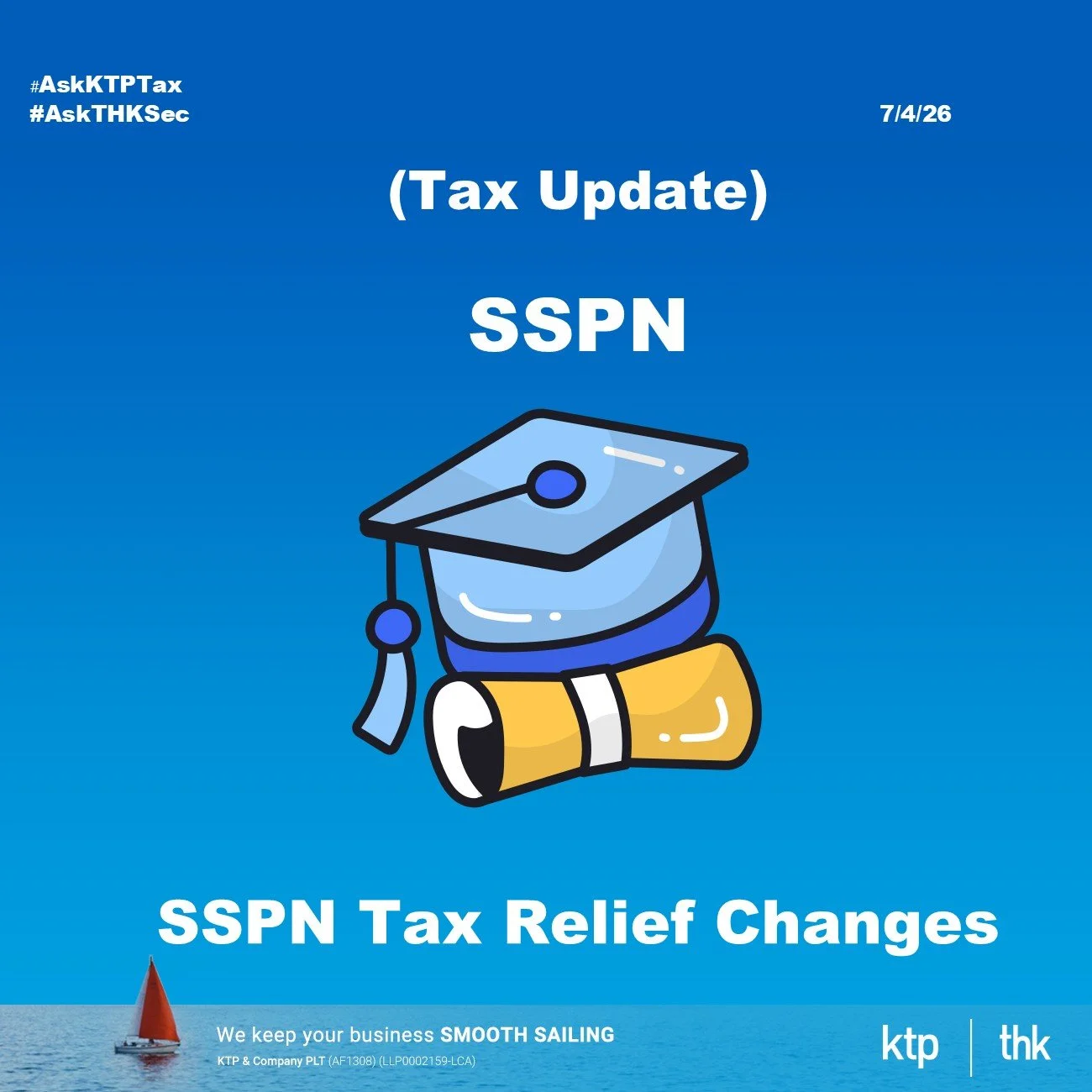(TAX UPDATE) SSPN Tax Relief: What Changed, What Many Still Get Wrong