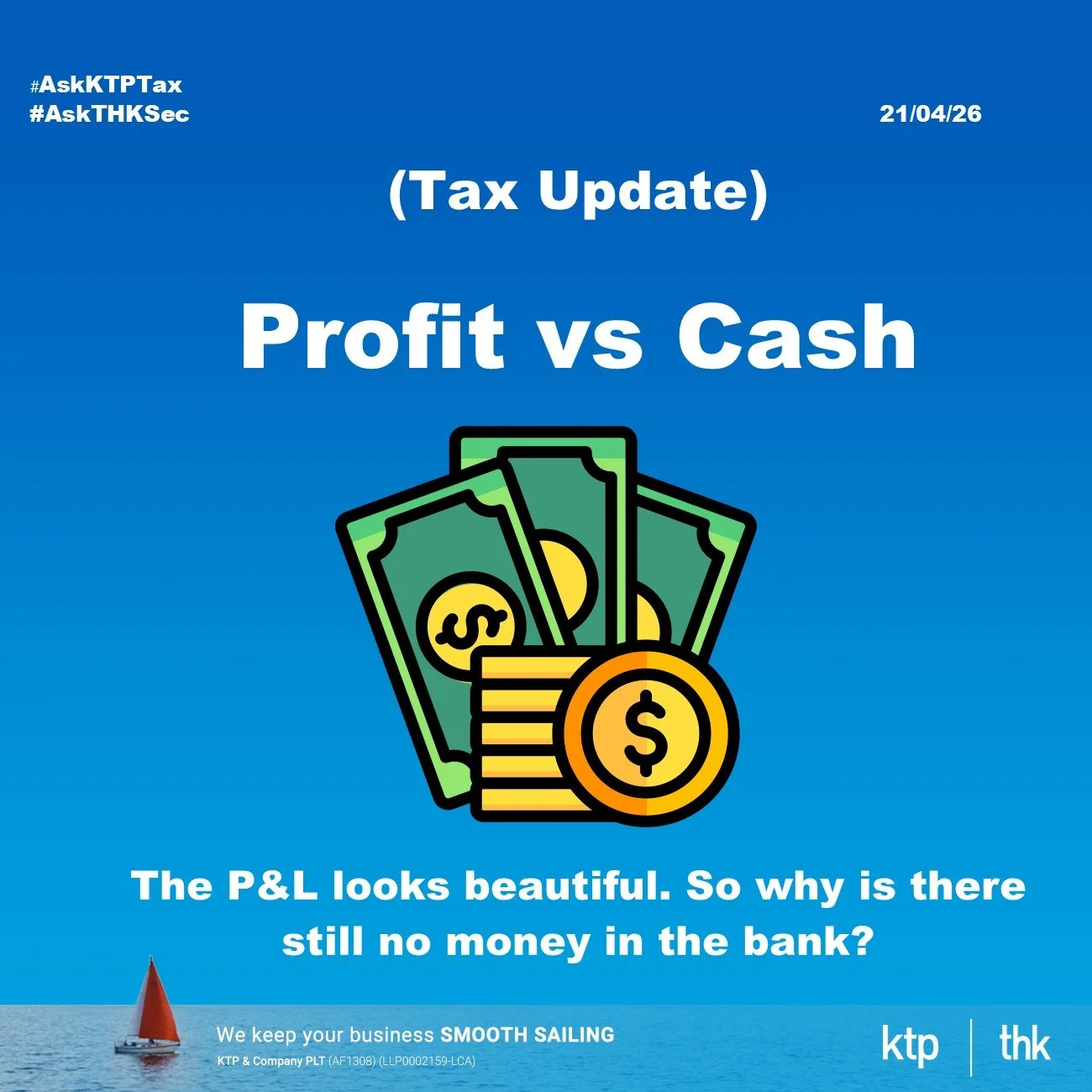 (TAX UPDATE) The P&amp;L looks beautiful. So why is there still no money in the bank?