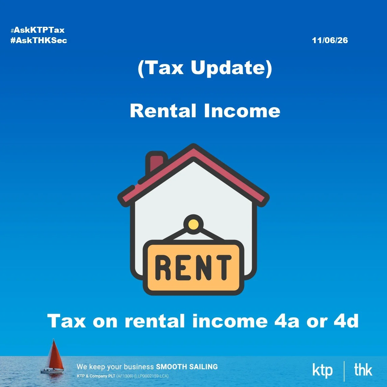 (税务)  你的租金收入,是 business income 4(a) 还是 investment income 4(d) ?