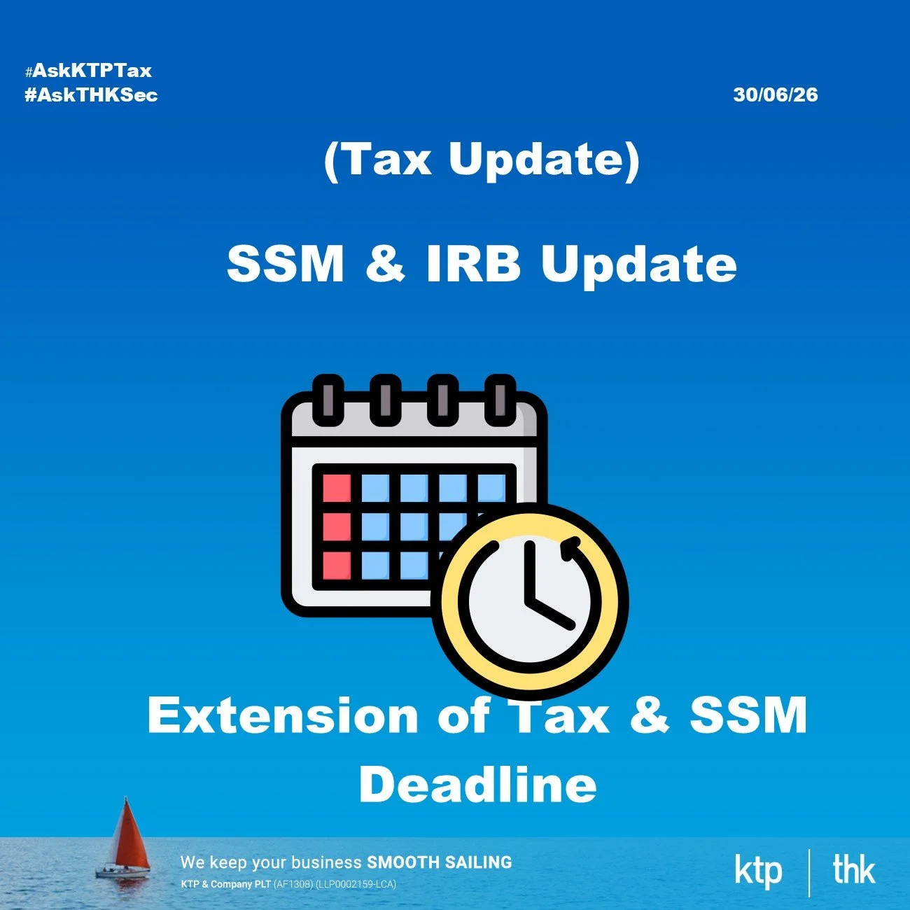 (TAX UPDATE) Two Extension Reliefs from SSM &amp; LHDN 2026