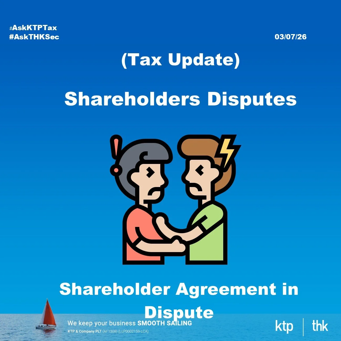 (税务) 找人合伙做生意之前, 你需要先搞定Shareholder Agreement 和 Director's Service Agreement