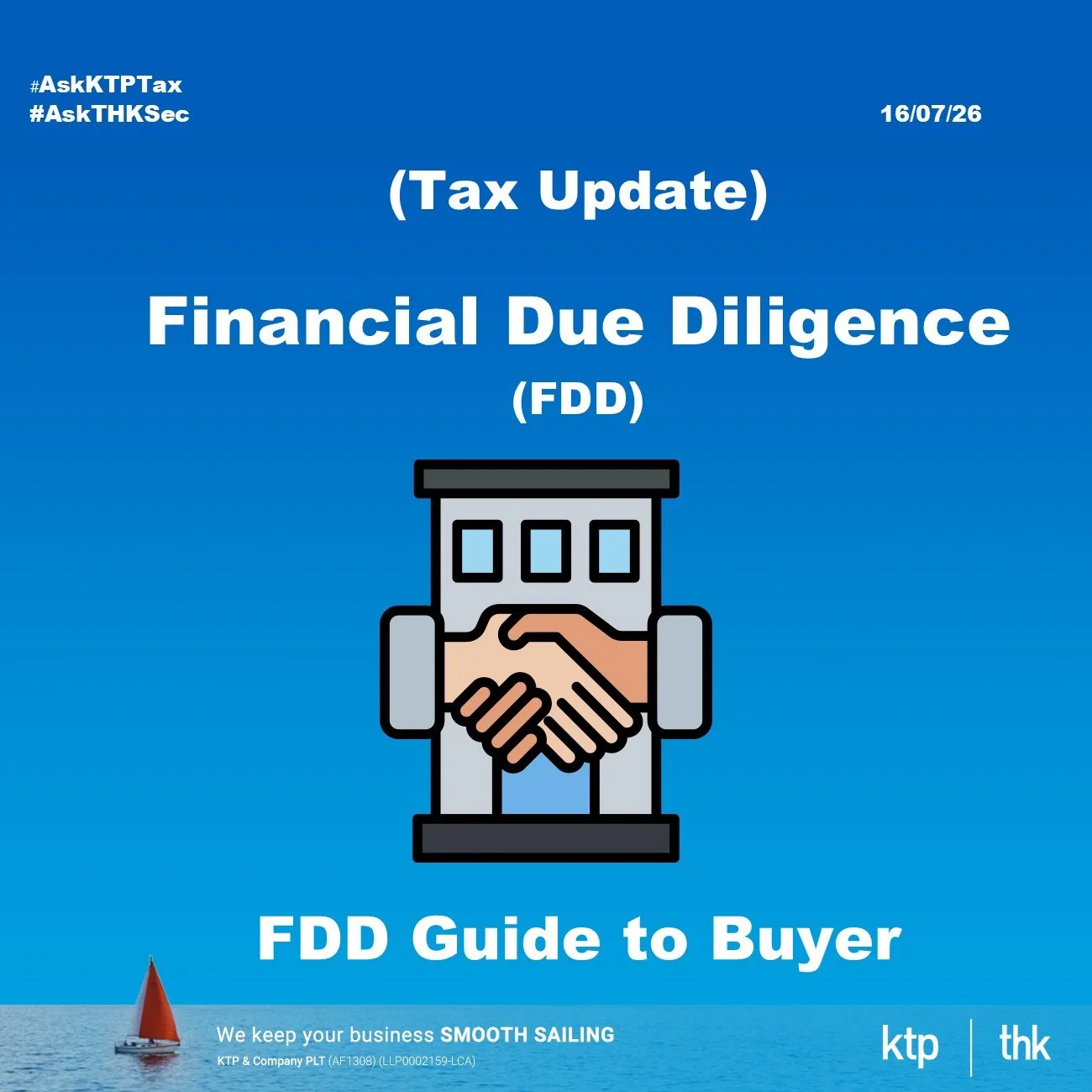 (税务) Financial Due Diligence for SME