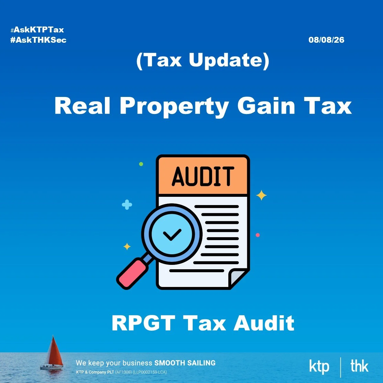  (TAX UPDATE) 你报了 CKHT, 以为事情就这样过了. 一年后 HASiL 来信, 14 天内要你交四份文件