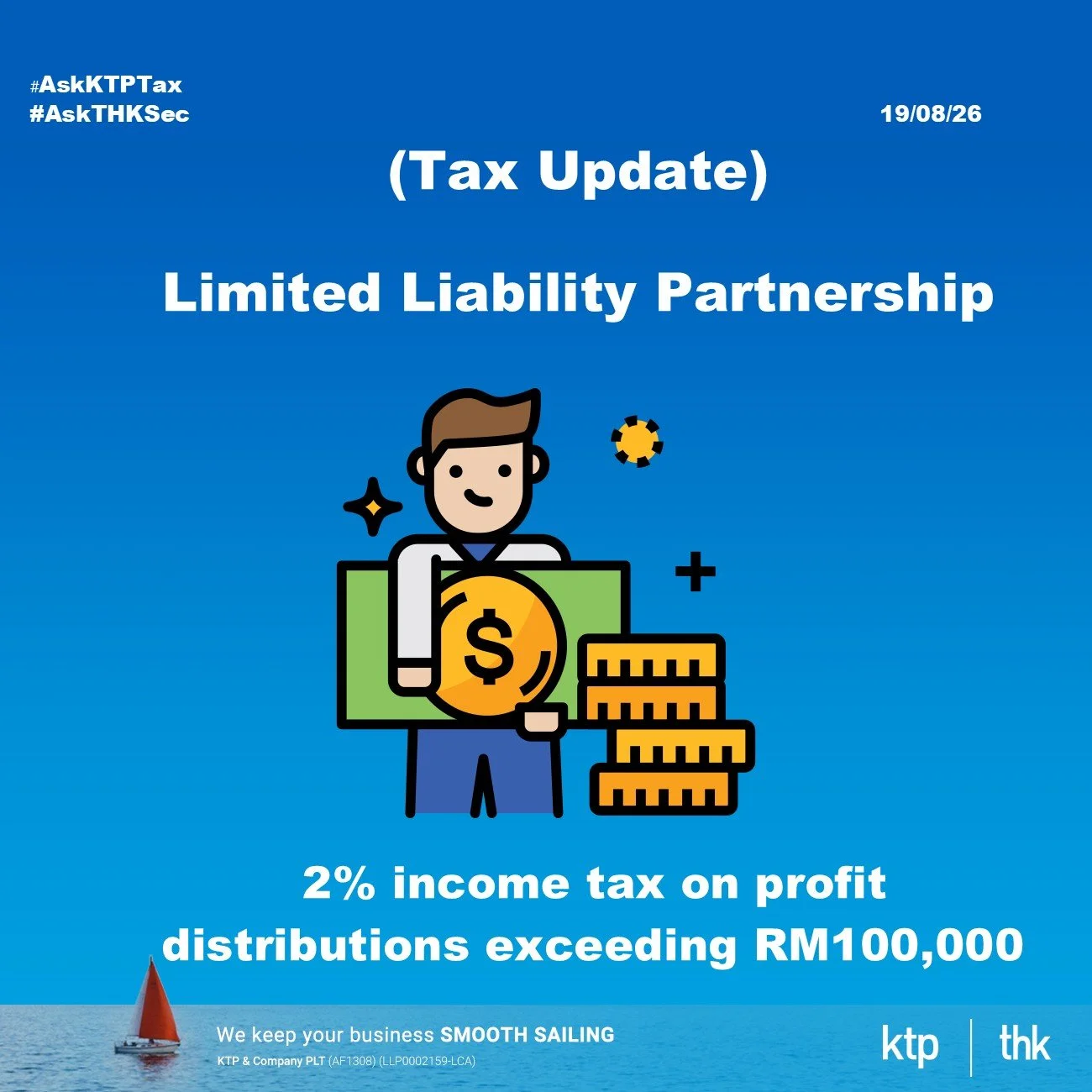 (TAX UPDATE) 2% income tax applies to LLP profit distributions exceeding RM100,000