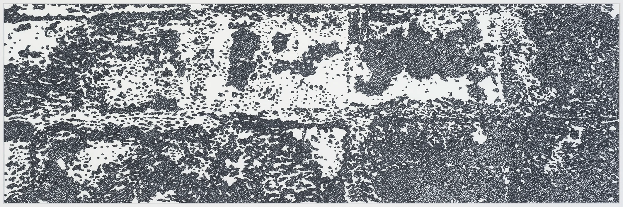 Brick Study II, drawing, copic marker on stonehenge paper, 75cm (w) x 25cm (h), 2014