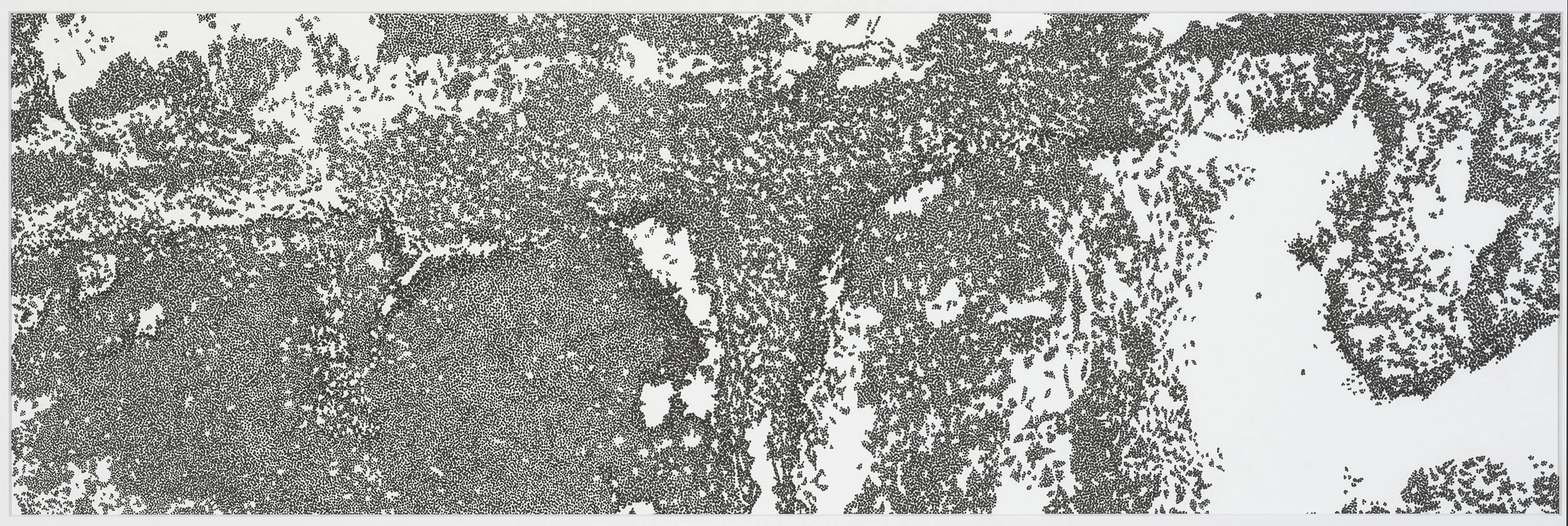 Brick Study I, drawing, copic marker on stonehenge paper, 75cm (w) x 25cm (h), 2014