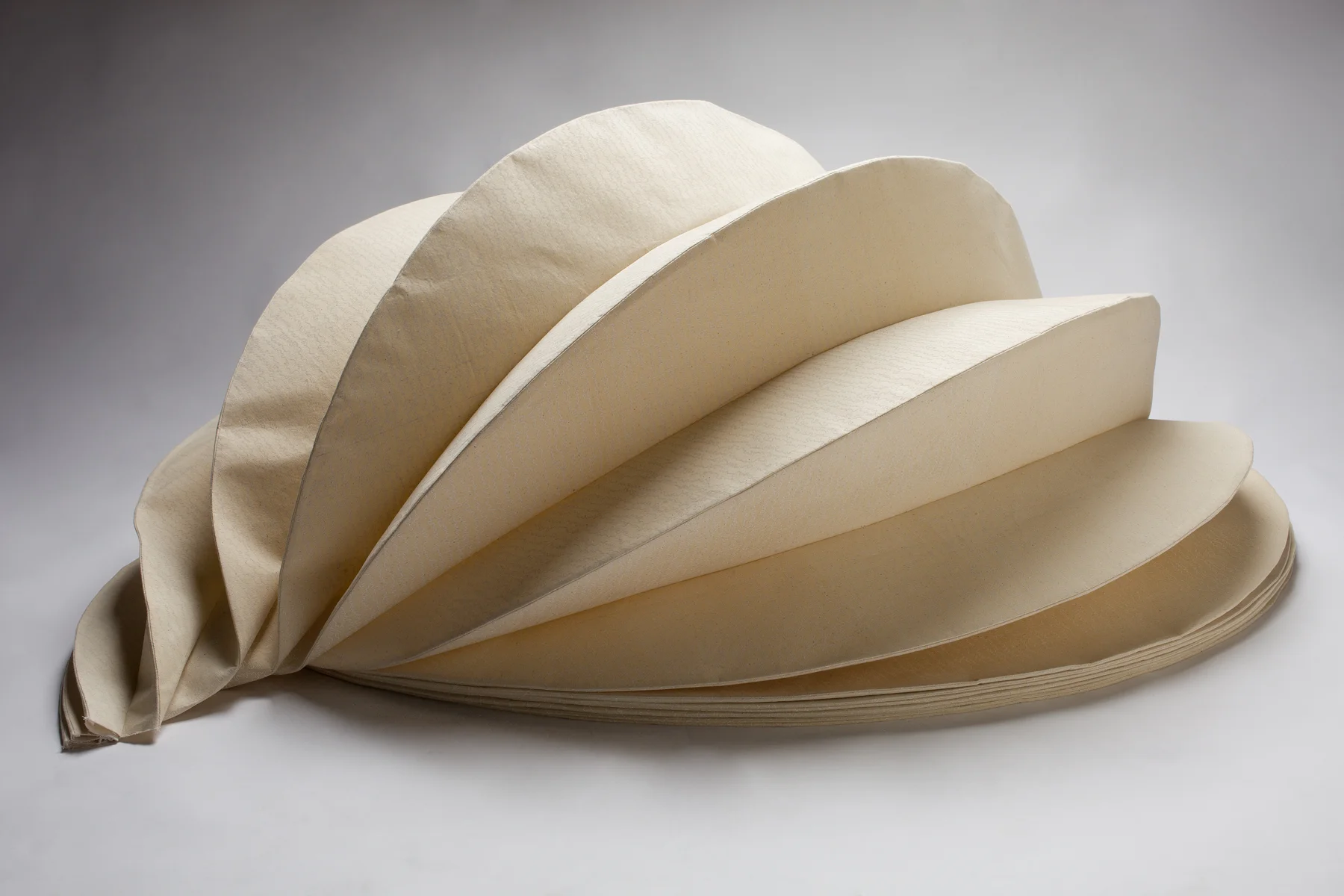Jemima Parker, undefined object II , 2012, hand-printed calico, sewing thread, dimensions variable Photo: Stuart Hay, ANU Photography