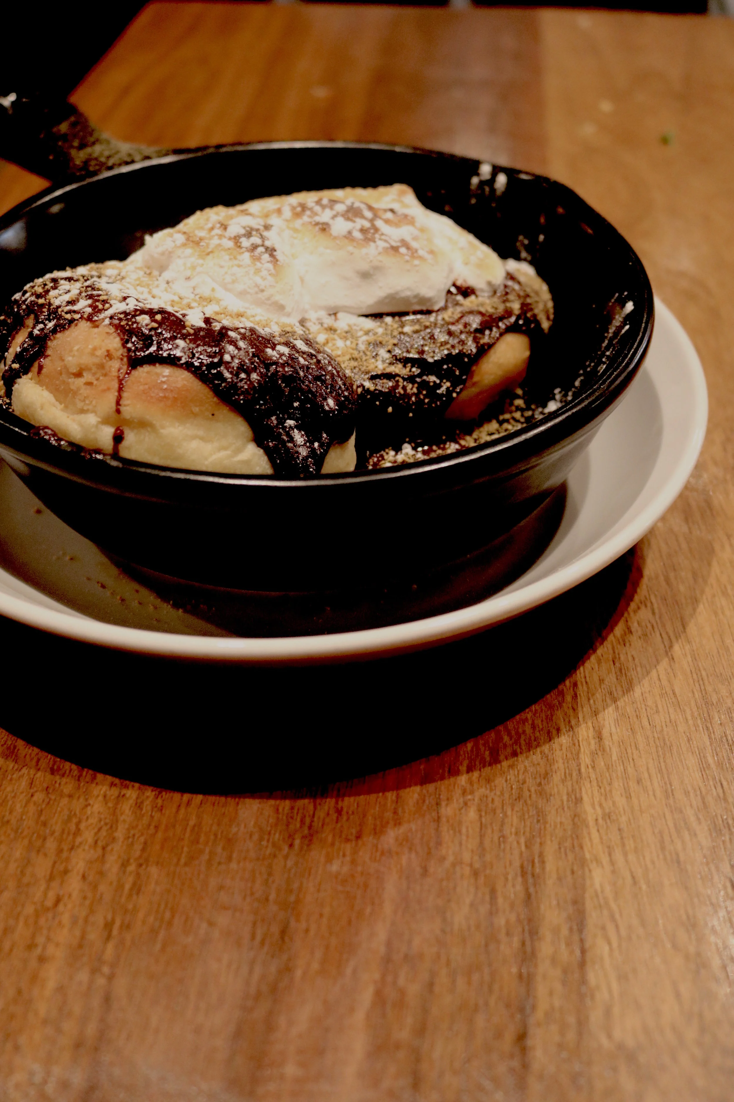 A S'mores donut I said 'YES' to at Jessup Farms in Fort Collins, Colorado.