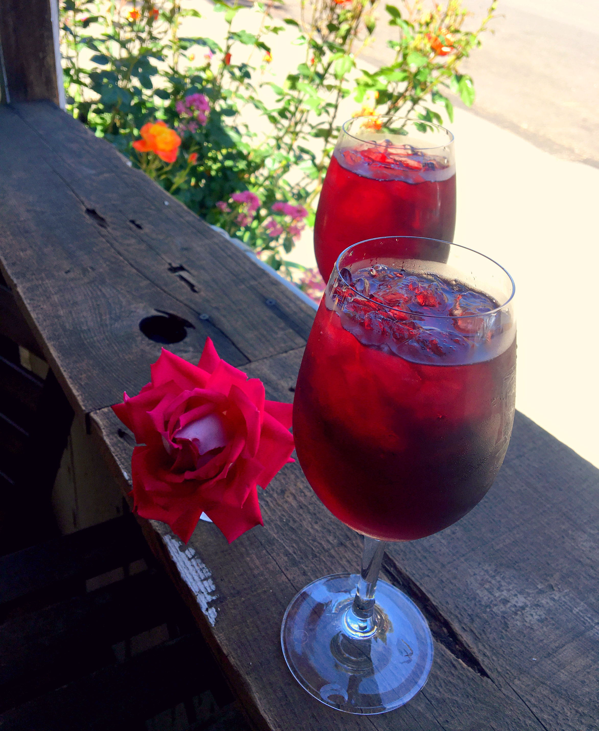 Sangria at the Blue Door Winery