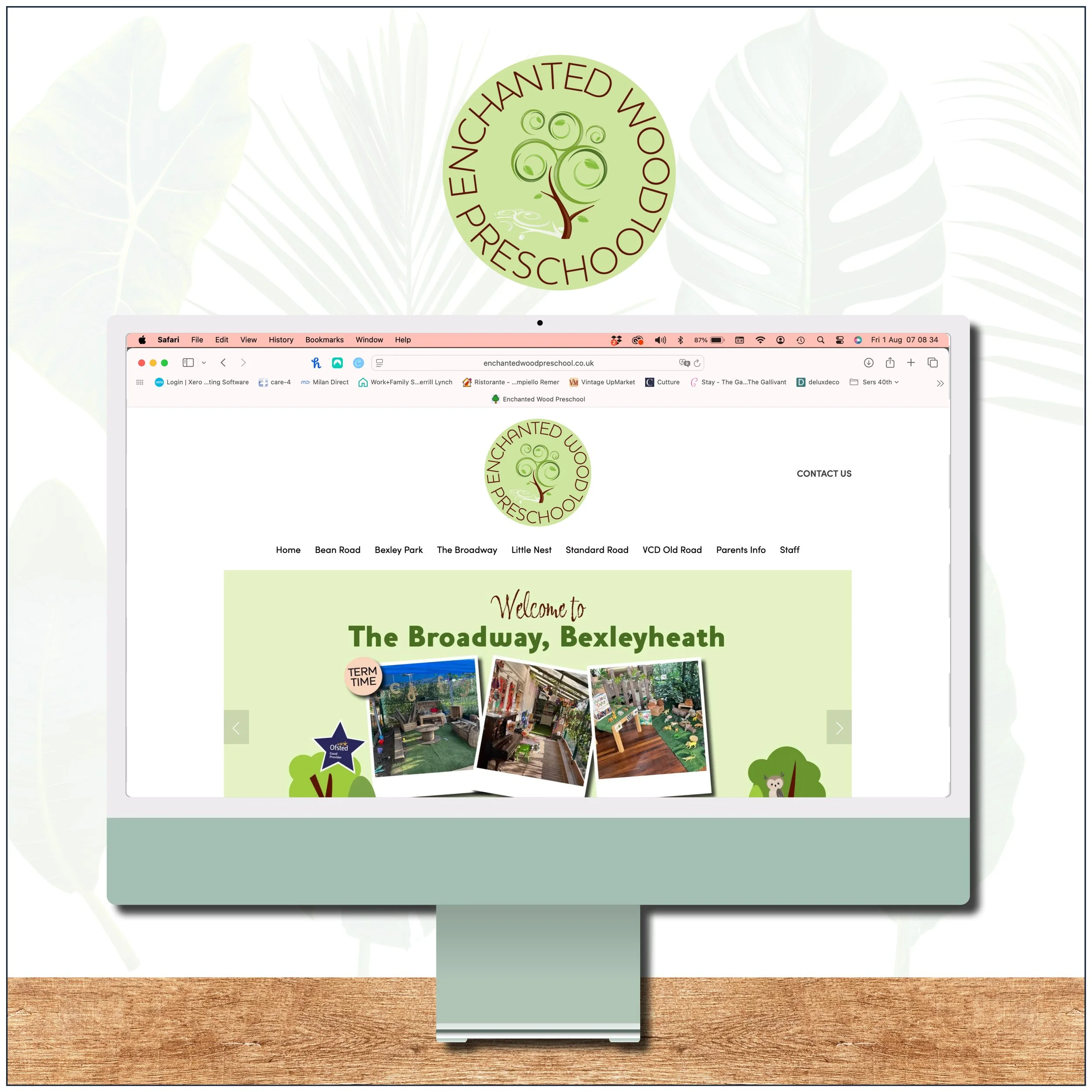 Enchanted Wood Preschool website