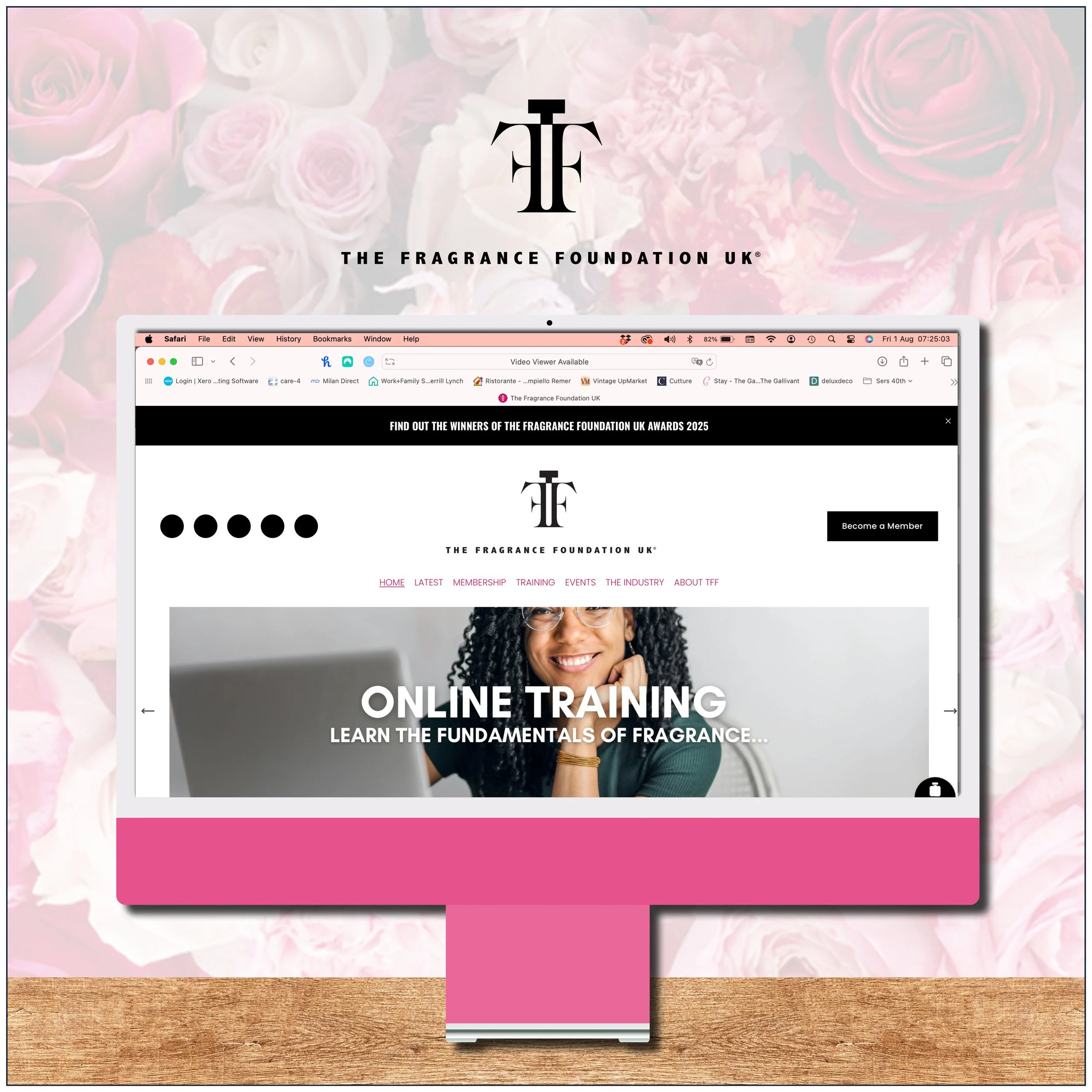 The Fragrance Foundation UK website design
