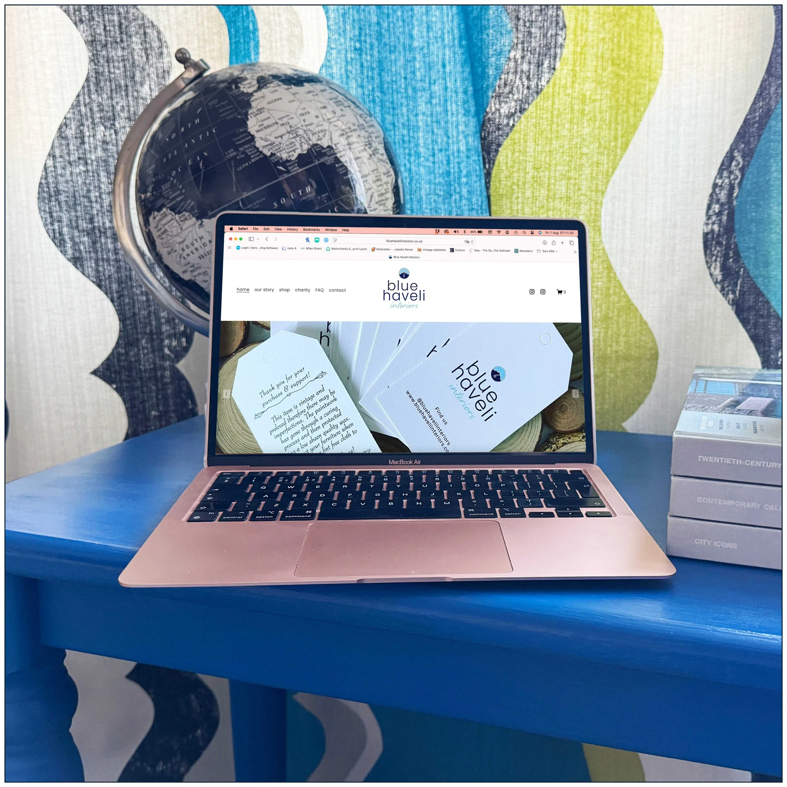 Blue Haveli Website design