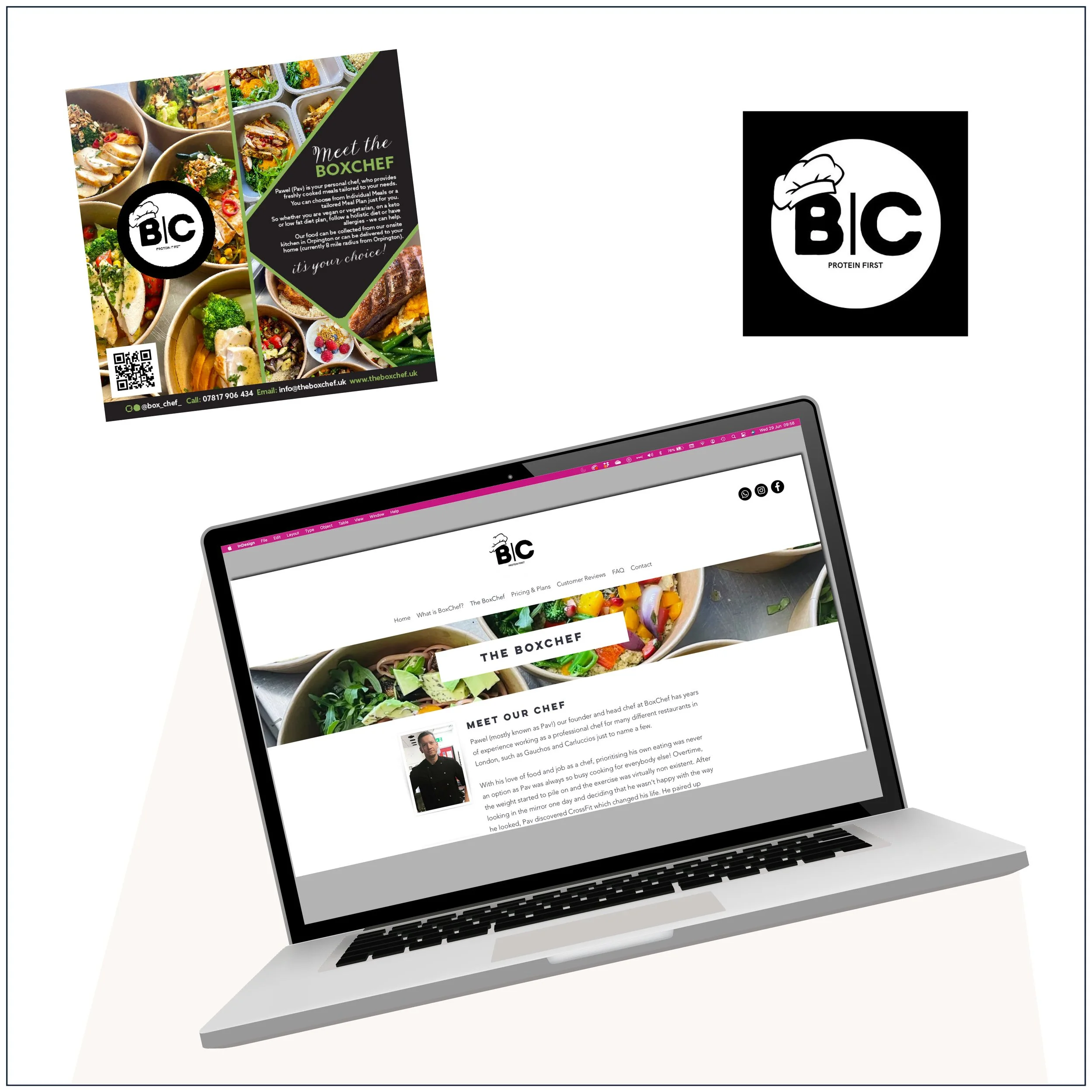 Box Chef website upgrade to WIX website