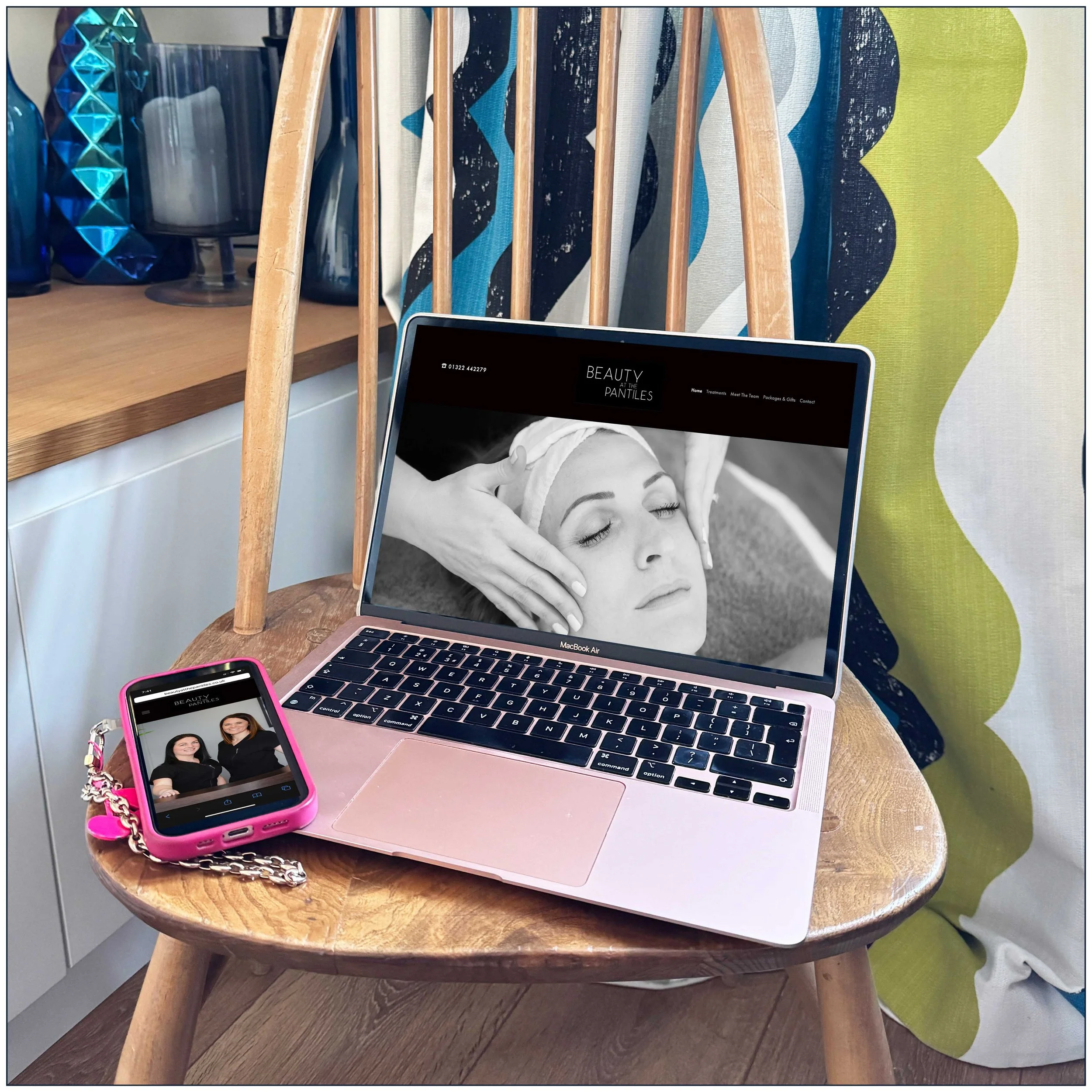 Beauty at the Pantiles website design