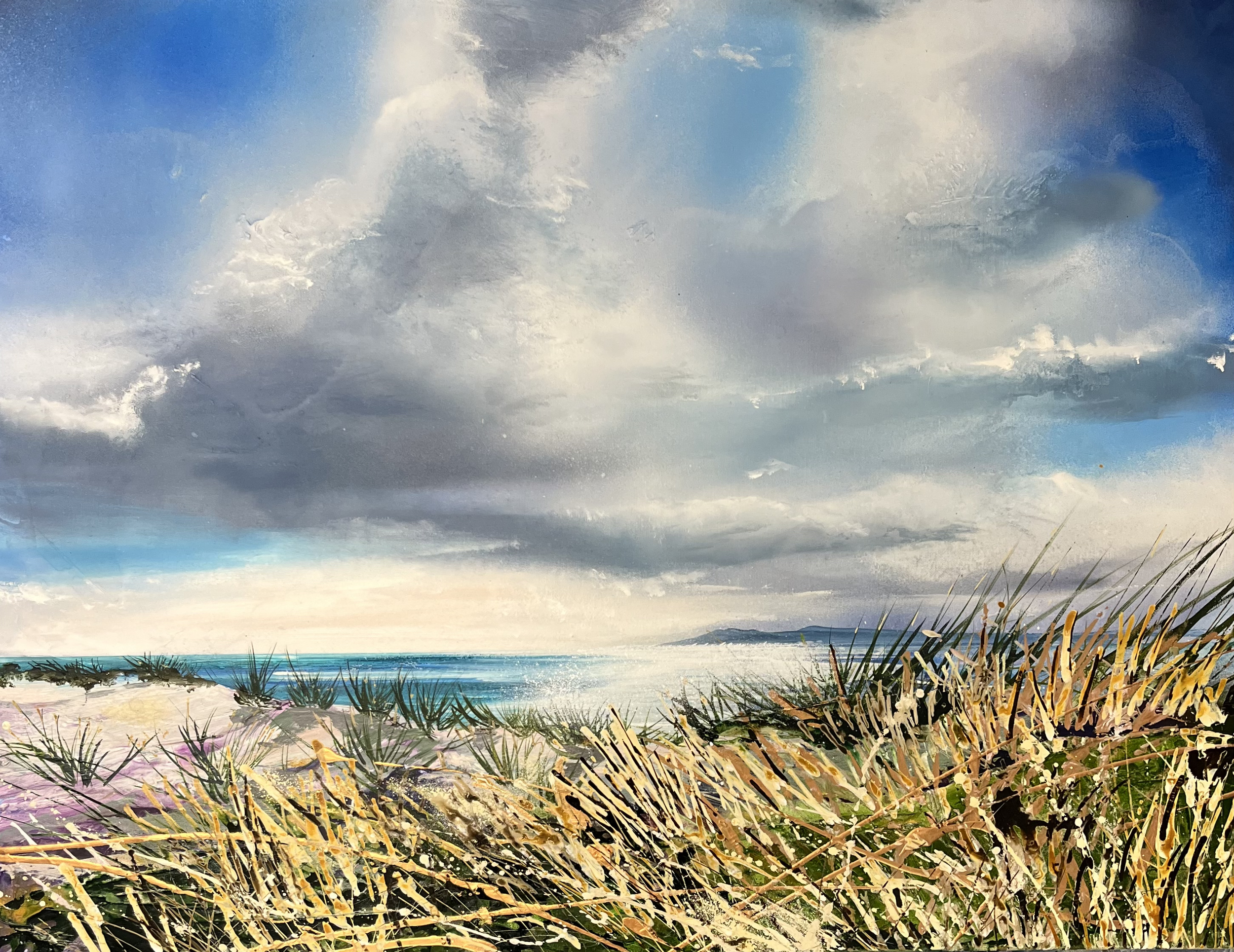 Spring light in the Dunes at East Head III 77x102cm.png