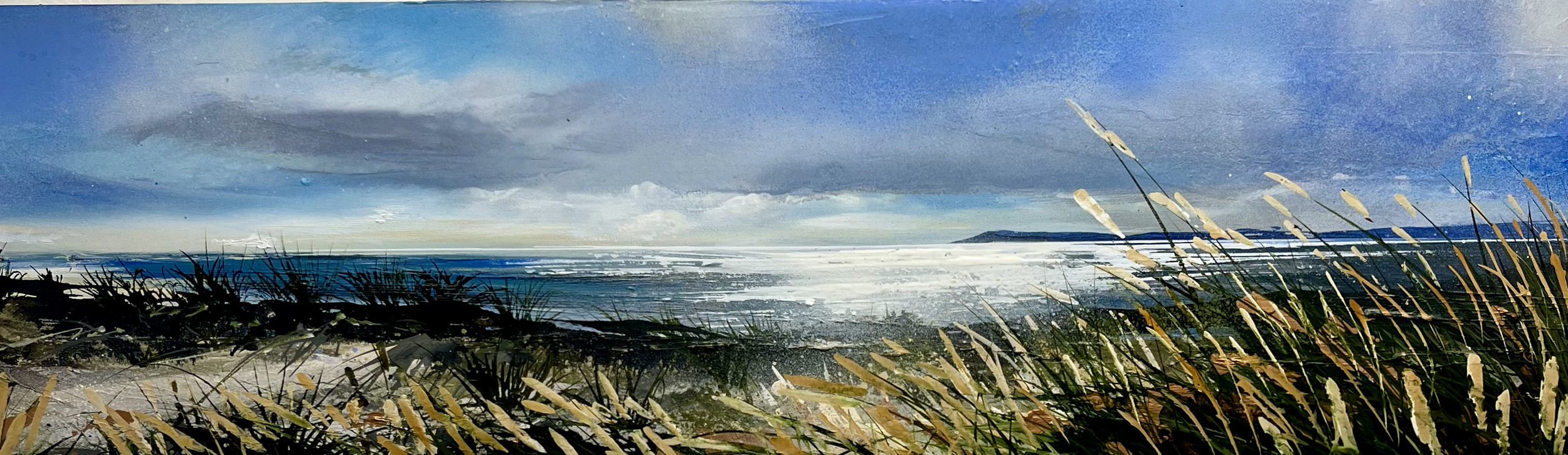 Spring east head in the dunes and grasses 31x102cm.png