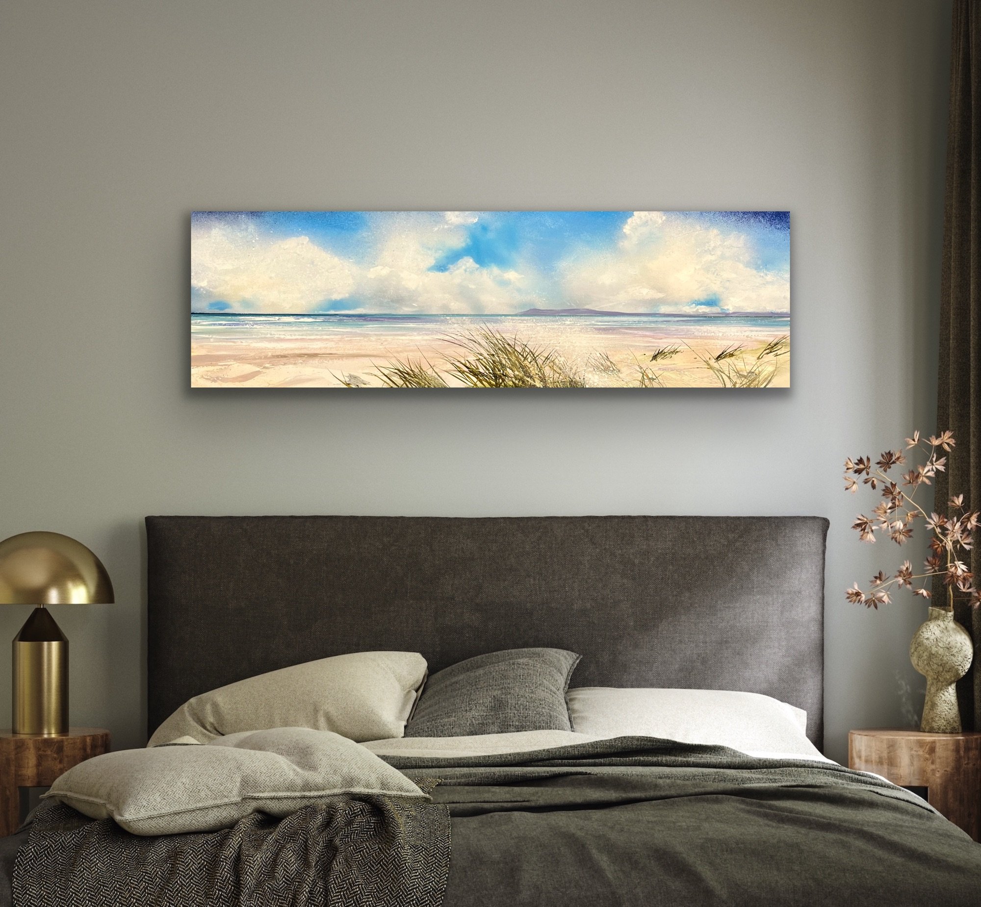 The isle of wight, Spring west wittering 30x102cm.jpg