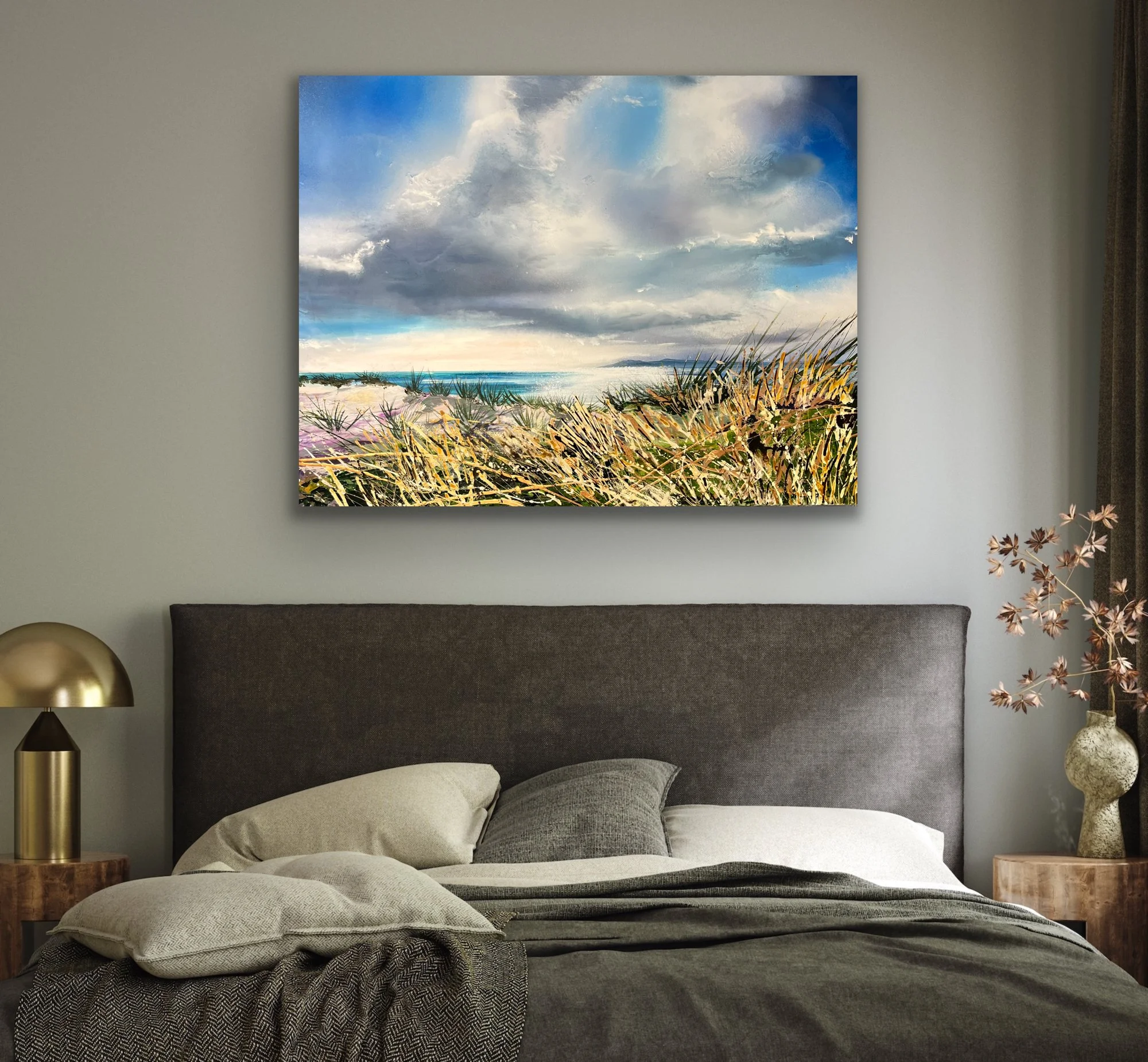 Spring Light in the Dunes at east Head 77x102cm .jpeg
