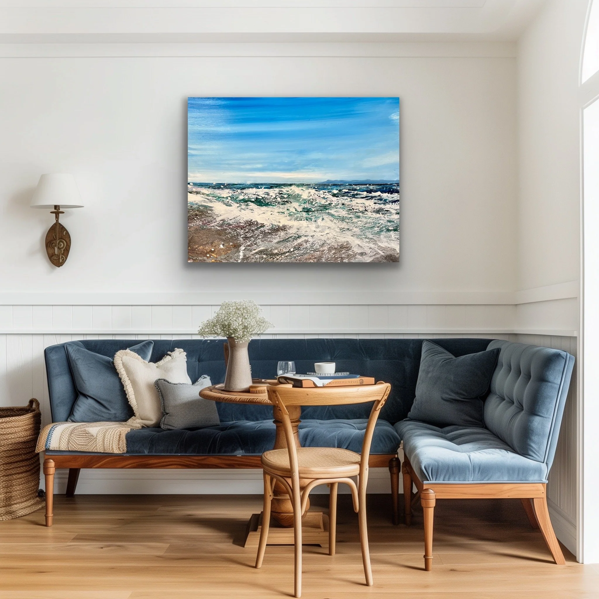 Witterings, Rising Calm 77 x 102 - in situ, sofa.JPG