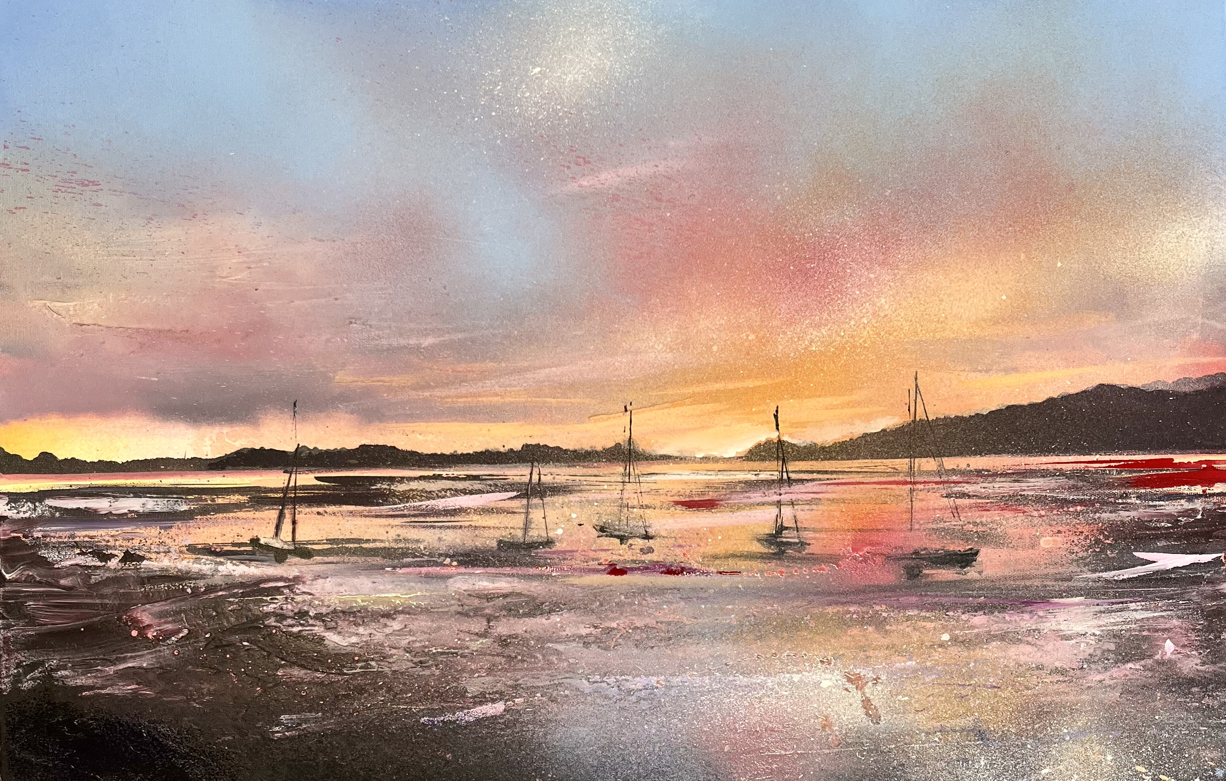 New sunset at dell quay -reworked.png
