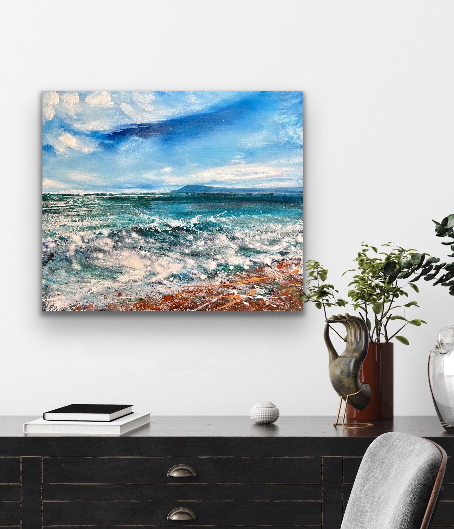 Bracklesham Bay, the sea remembers everything 62x52cm.JPG