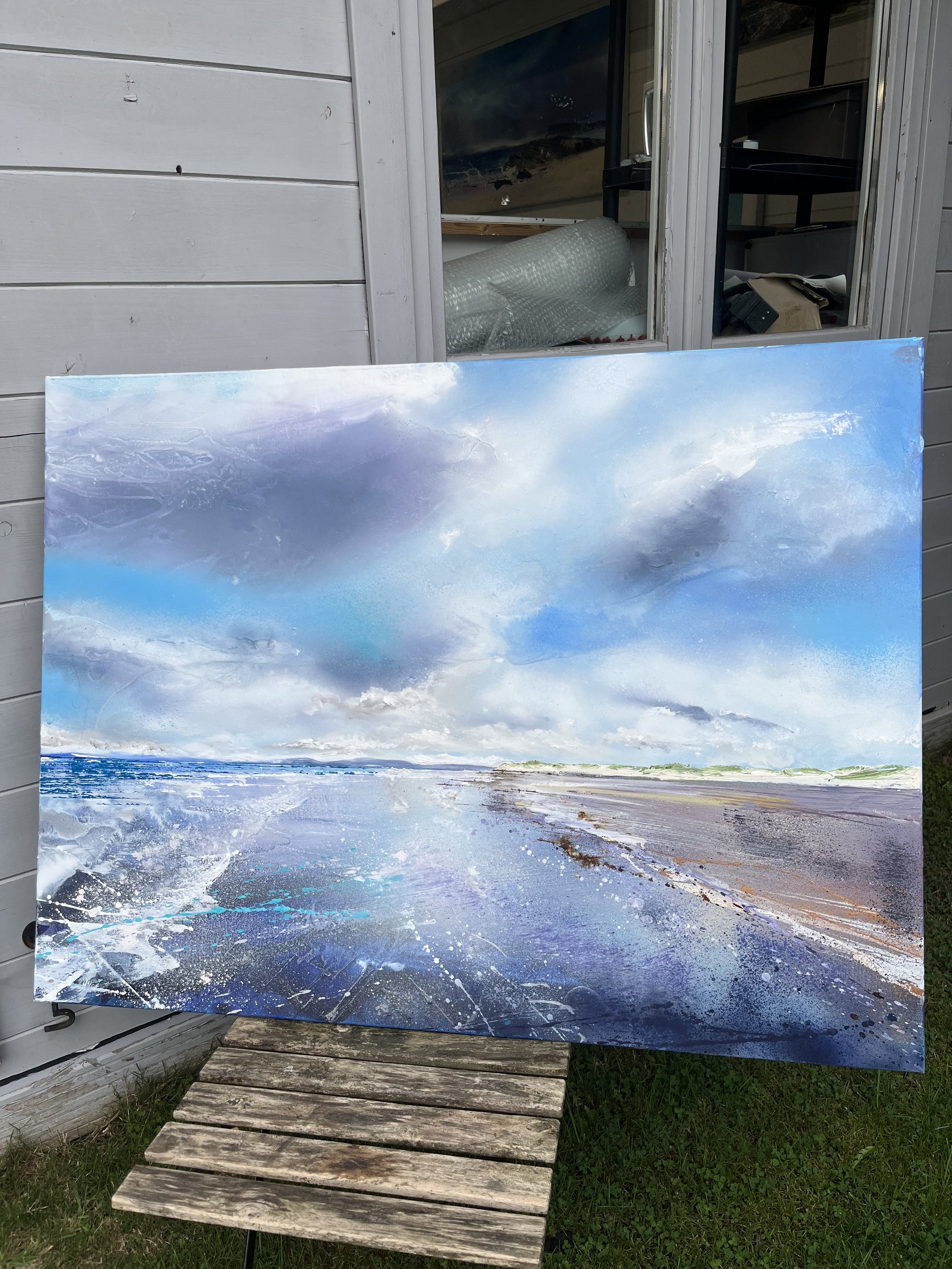 Reflections on the tide at east head , West Wittering.jpeg