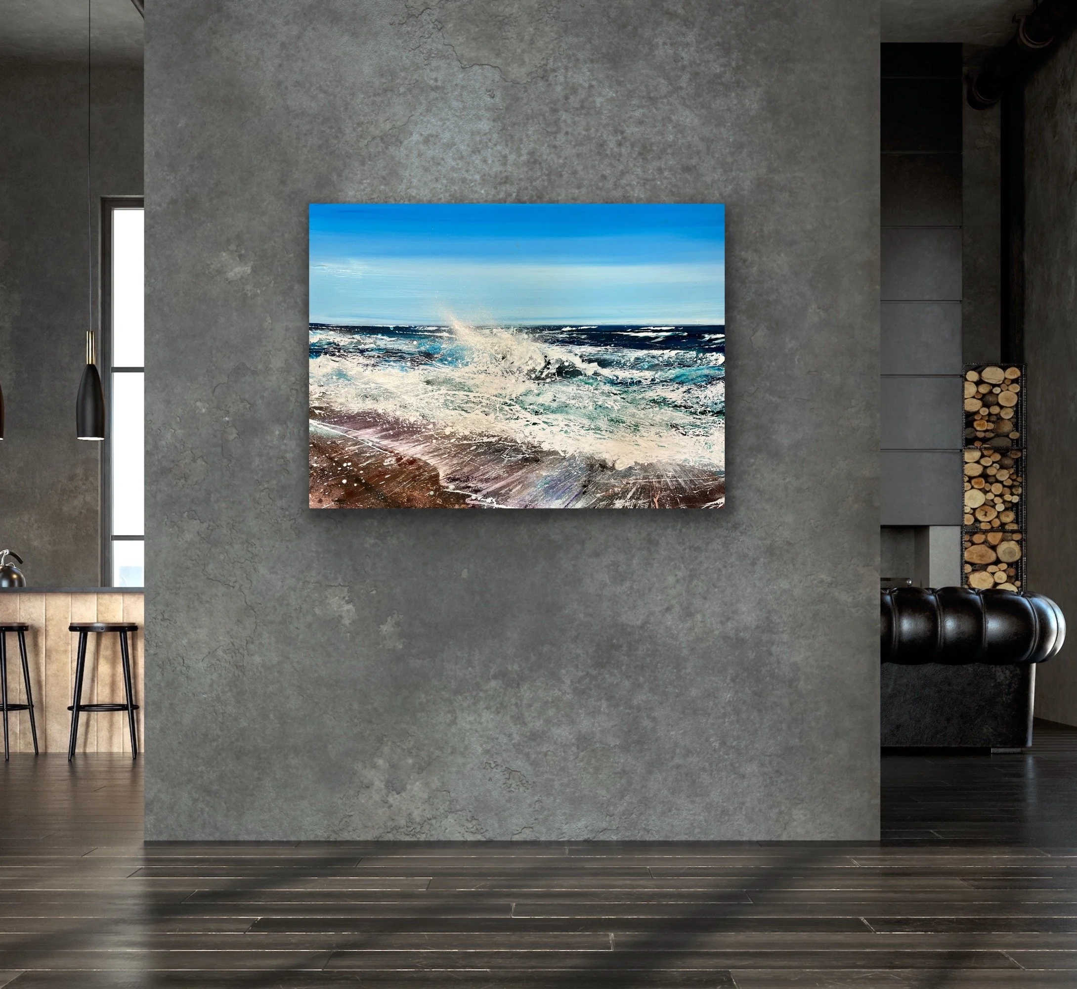 Bracklesham Bay of Shifting winds 77x102cm.JPG