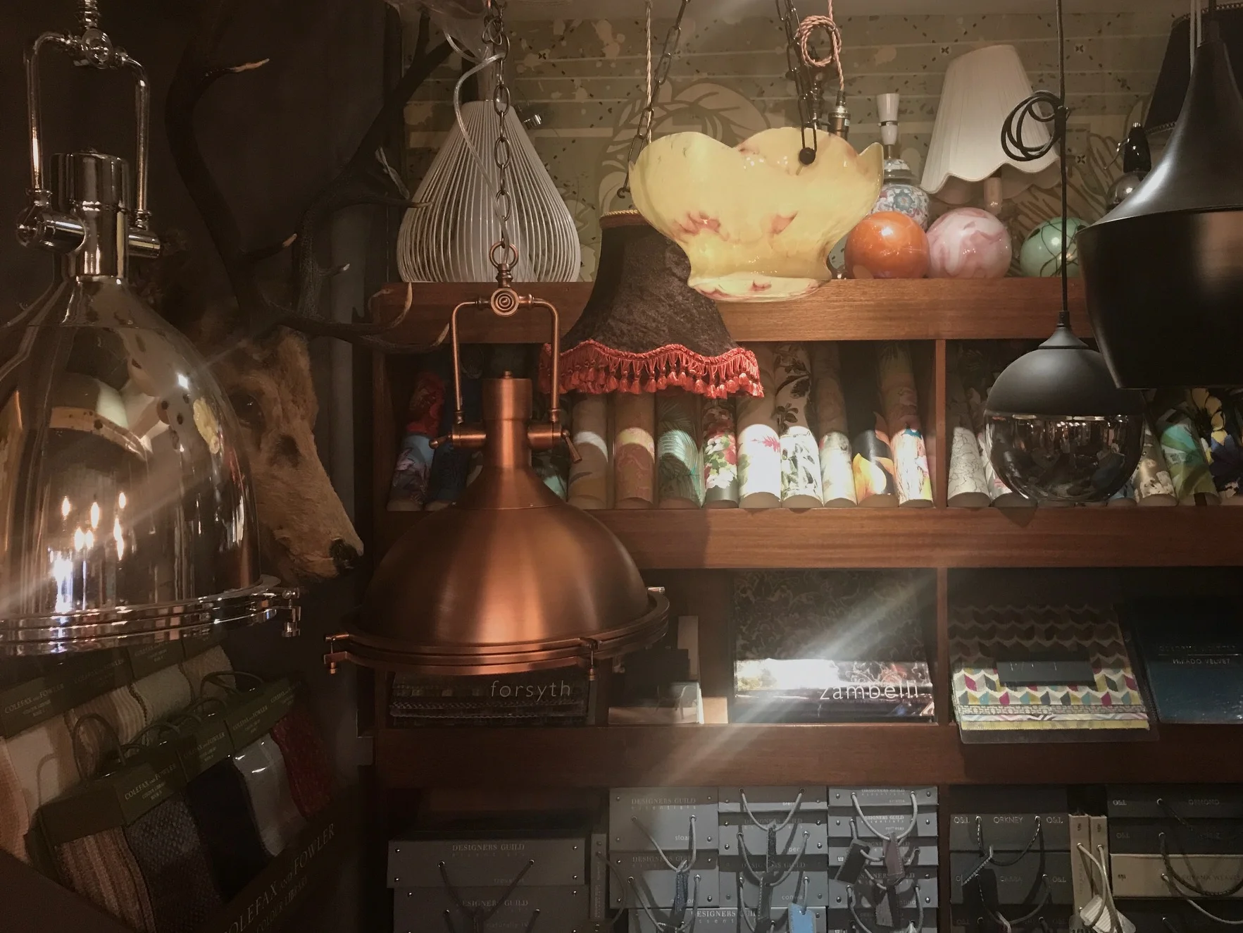 Lighting - antique and new