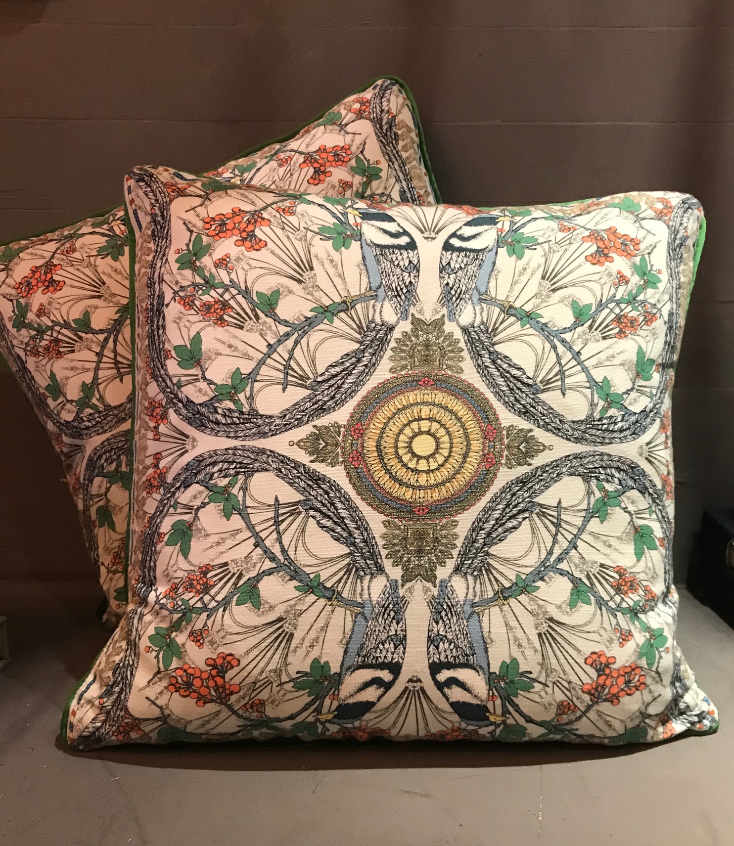 Matthew Williamson 'Lyrebird' Cushions