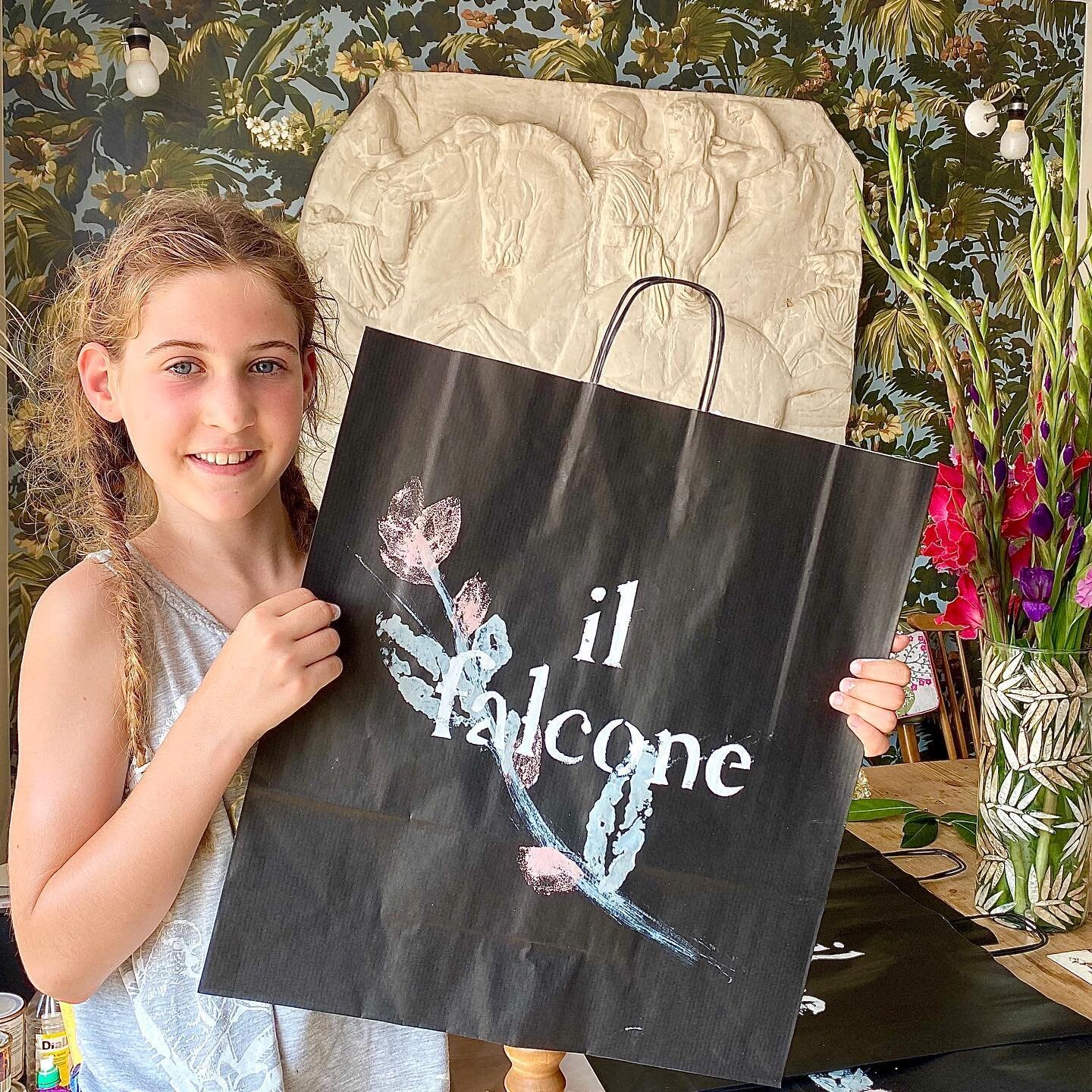 We&rsquo;ve just about kept up with client demand for large cushions lately but we&rsquo;d run out of large paper bags to take them home in. Due to ongoing covid issues the wait time for a new batch was 3 weeks... step in my brilliant daughter and he