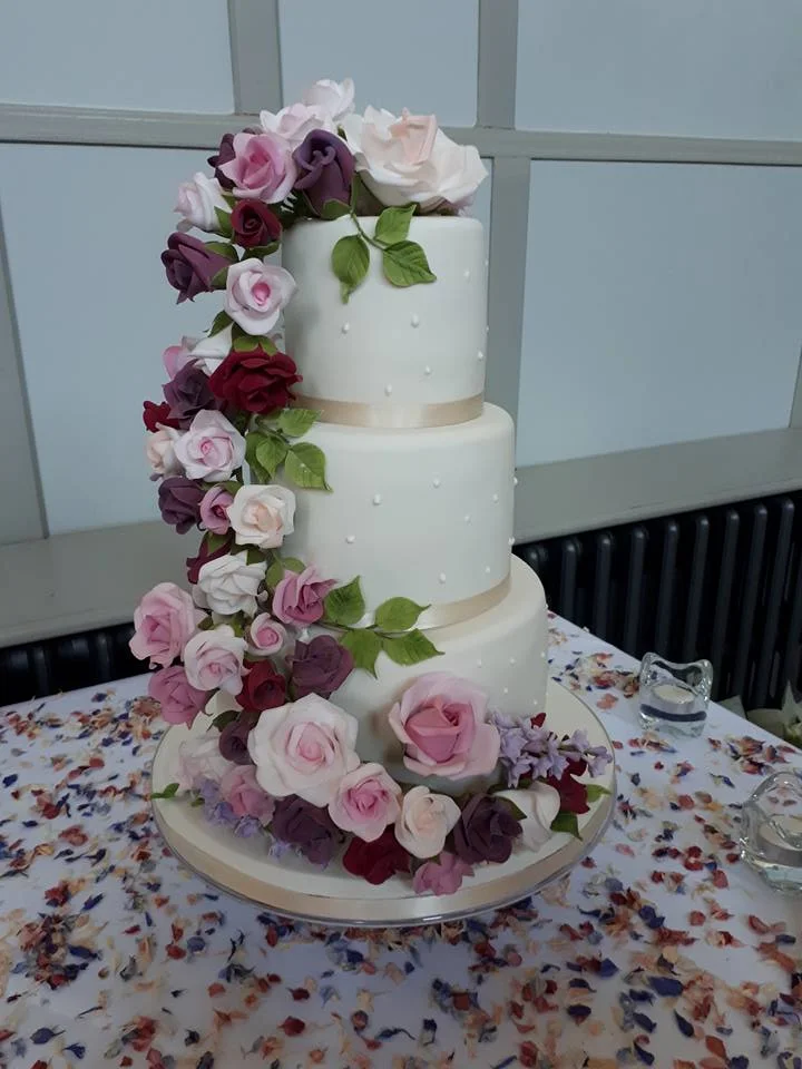 Floral Wedding Cake