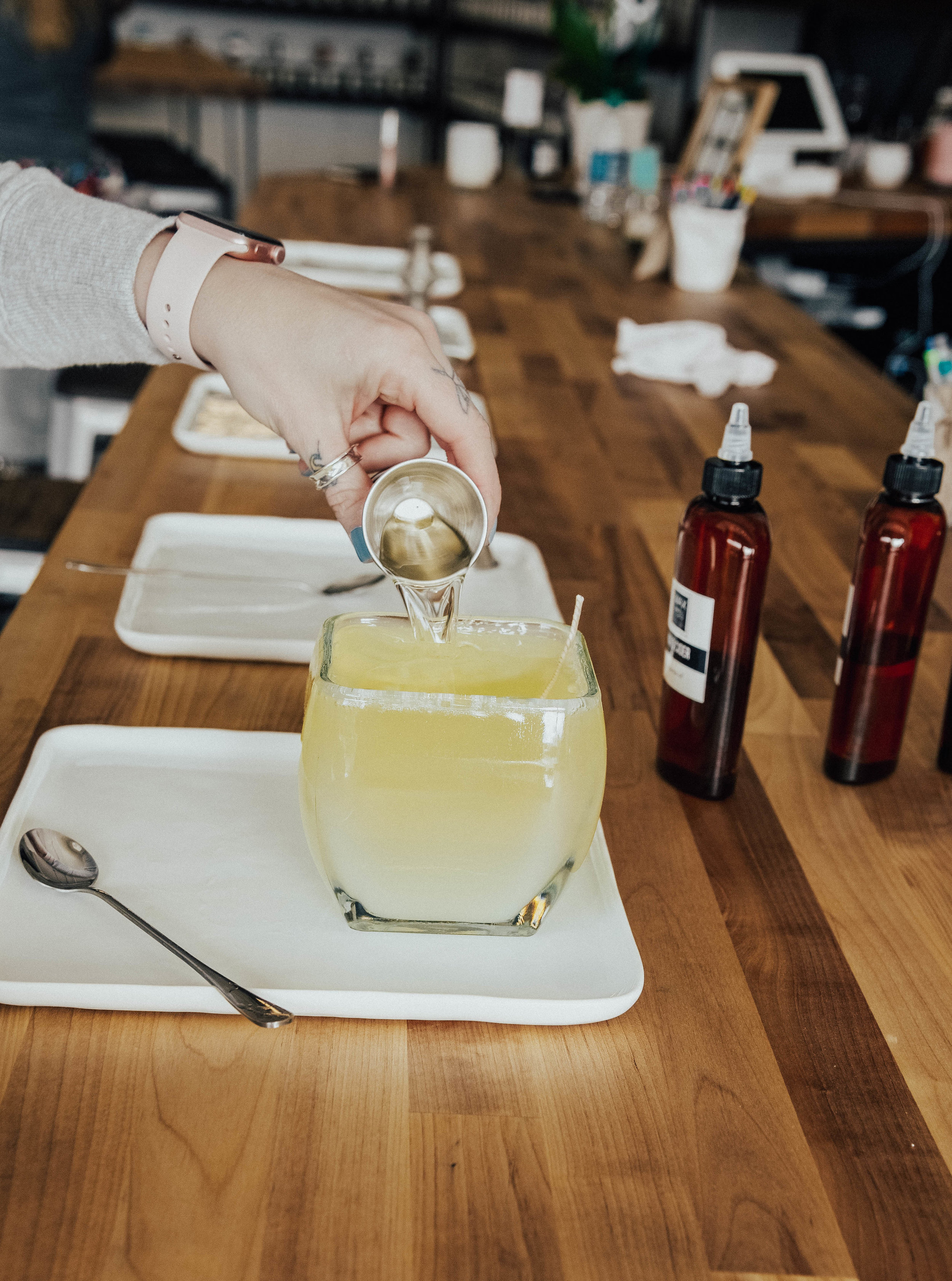 Candle Pouring — Wax Poetic